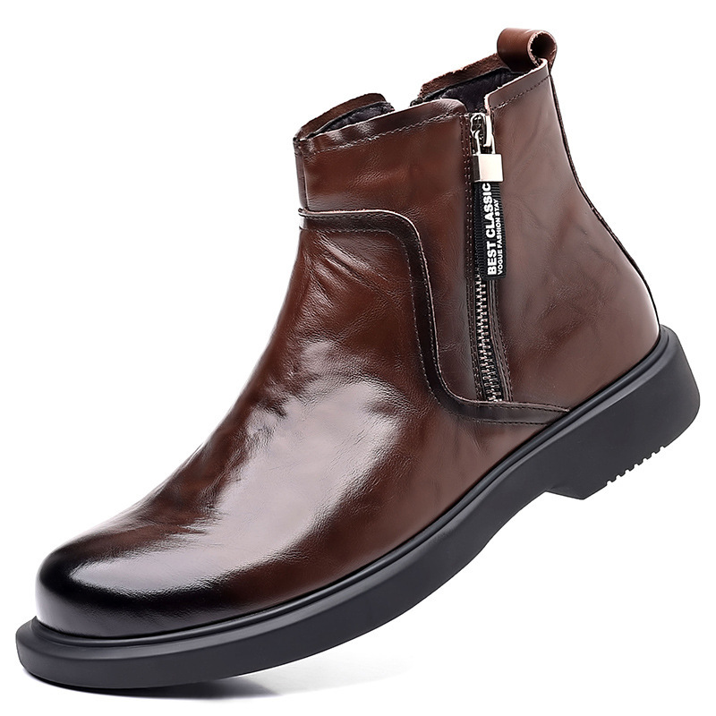 British Style Workwear Non-slip Breathable Men's Boots - Image 2