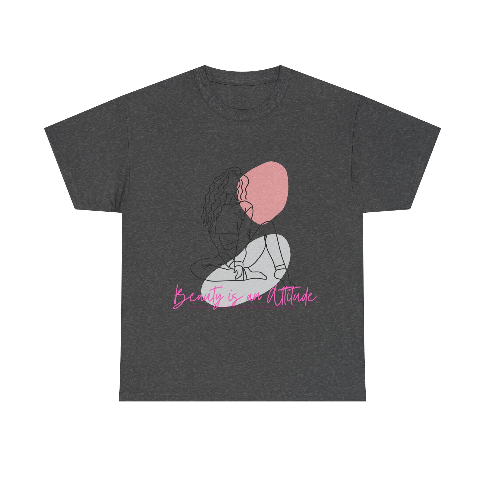 Empowering Quote Tee, Beauty is our Attitude Shirt, Feminine Unisex Cotton Tee, Self-Love Gift, Inspirational Graphic T-shirt, Empowered Women T-Shirt - Image 26