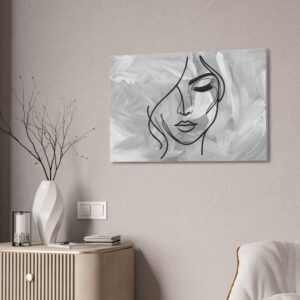 Minimalist Canvas Art Print, Abstract Portrait Wall Decor, Modern Home Decor, Stylish Gift for Art Lovers, Contemporary Art, Elegant [...]