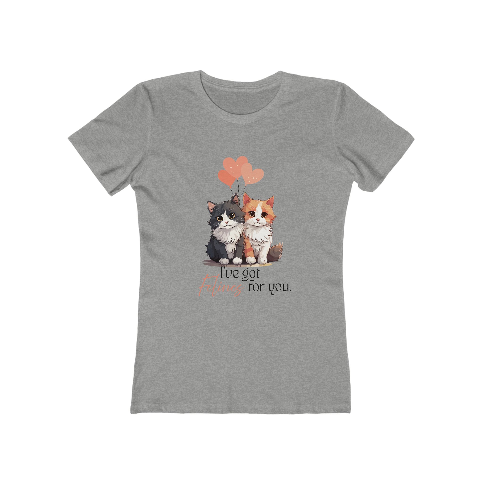 Cute Cat Graphic Tee for Women, Fun Love Shirt, Gift for Cat Lovers, Animal Lover Tee, Casual Pet Lover Apparel, Gift for Cat Owners - Image 6