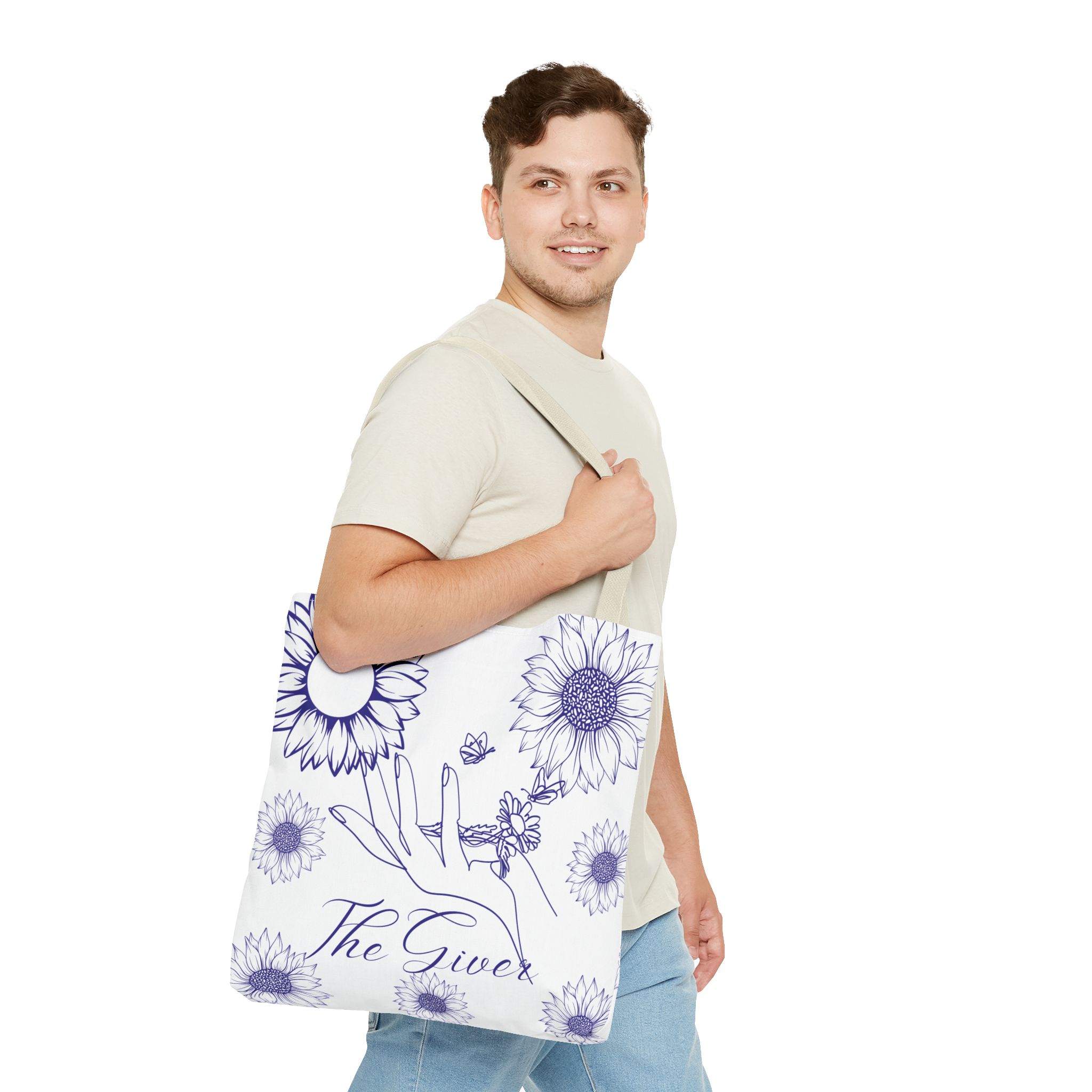 Charming Floral Tote Bag, Eco-Friendly Shopping Bag, Beach Tote, Gift for Her, Sunflower Handbag - Image 22