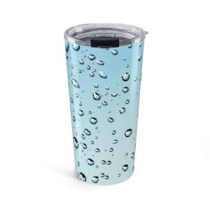 Aqua Droplet Tumbler | 20oz Insulated Drink Mug | Gift for Coffee Lovers | Outdoor Adventure Cup | Summer Hydration Must-Have, Travel [...]