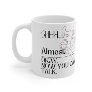 Chic Ceramic Coffee Mug - Motivational Quote, Perfect Gift for Coffee Lovers, Office Decor, Funny Mug, 11oz, 15oz