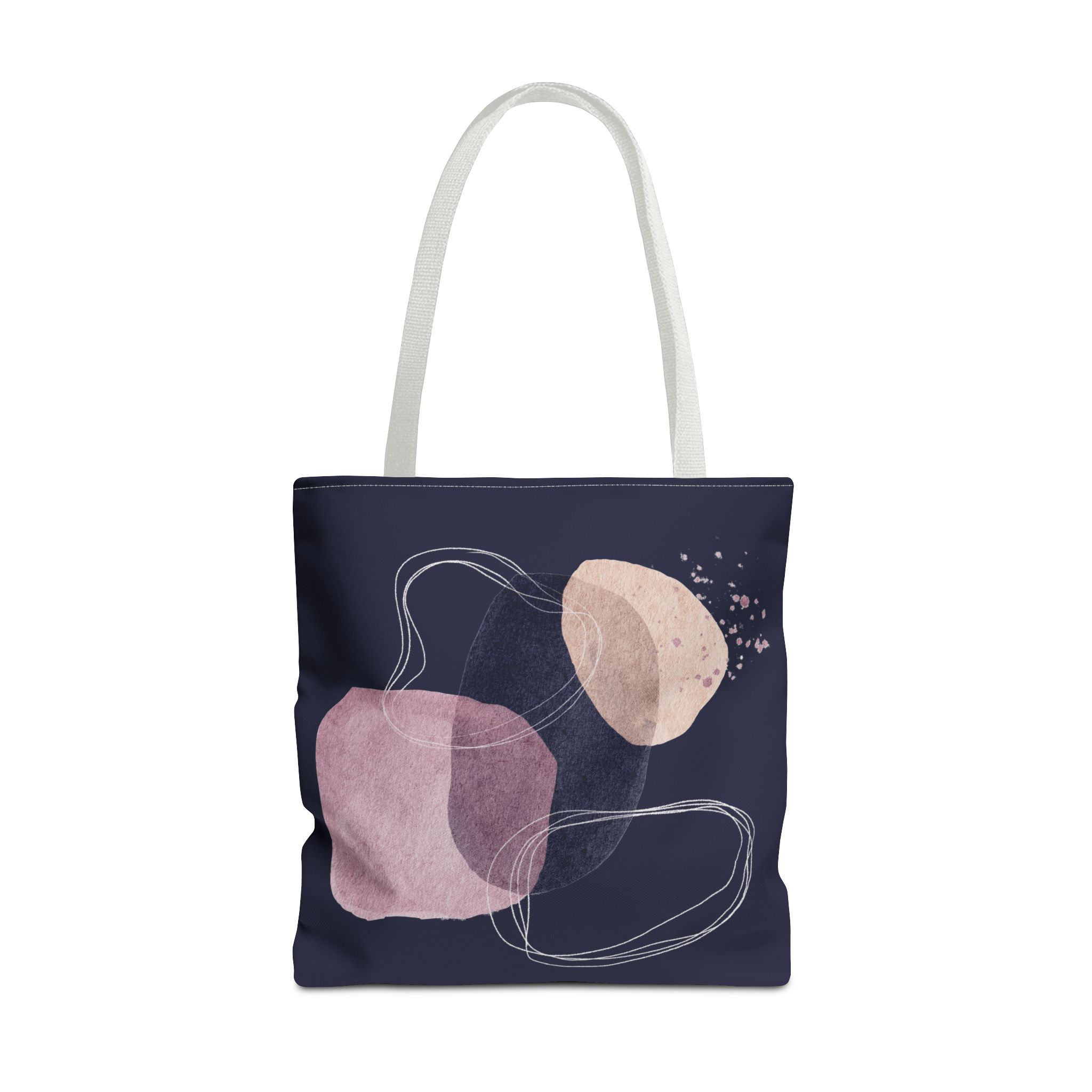 Chic Abstract Tote Bag for Everyday Use, Art Lover Gift, Stylish Shopping Bag, AOP Bag, Minimalist Canvas Tote - Image 22