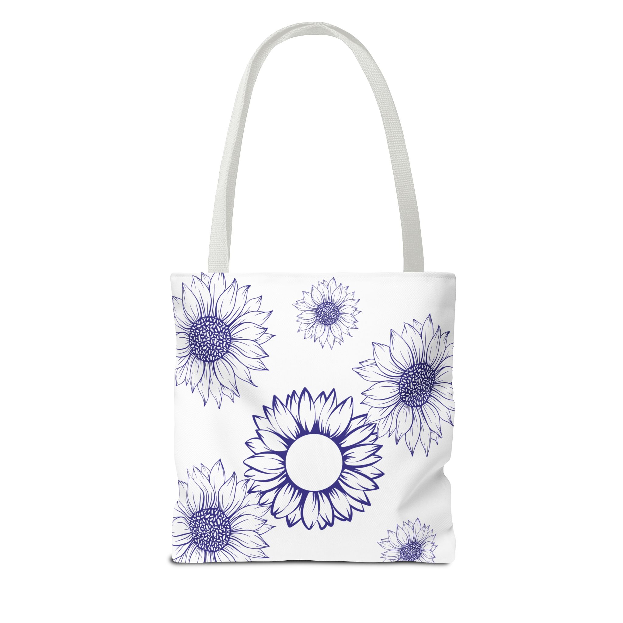Charming Floral Tote Bag, Eco-Friendly Shopping Bag, Beach Tote, Gift for Her, Sunflower Handbag - Image 3