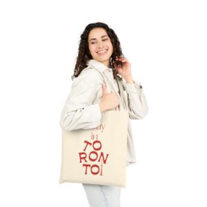Toronto Tote Bag, Eco-Friendly Shopping Bag, Travel Essentials, Day Tripper, Gift for Travelers, Sustainable Canvas Bag