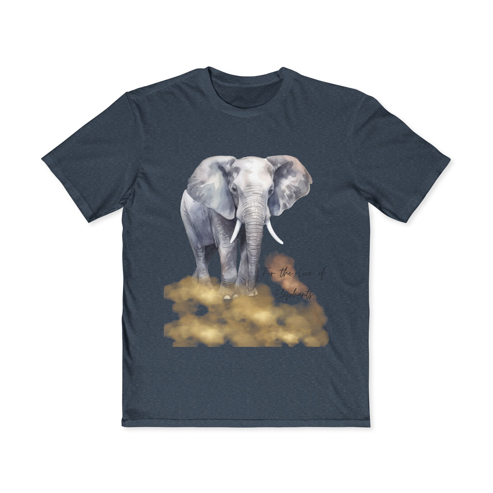 Elephant Love Tee, Animal Lover T-Shirt, Nature Shirt, Gift for Wildlife Enthusiasts, Eco-Friendly Fashion, Unisex Casual Wear, Men's T-Shirt - Image 7