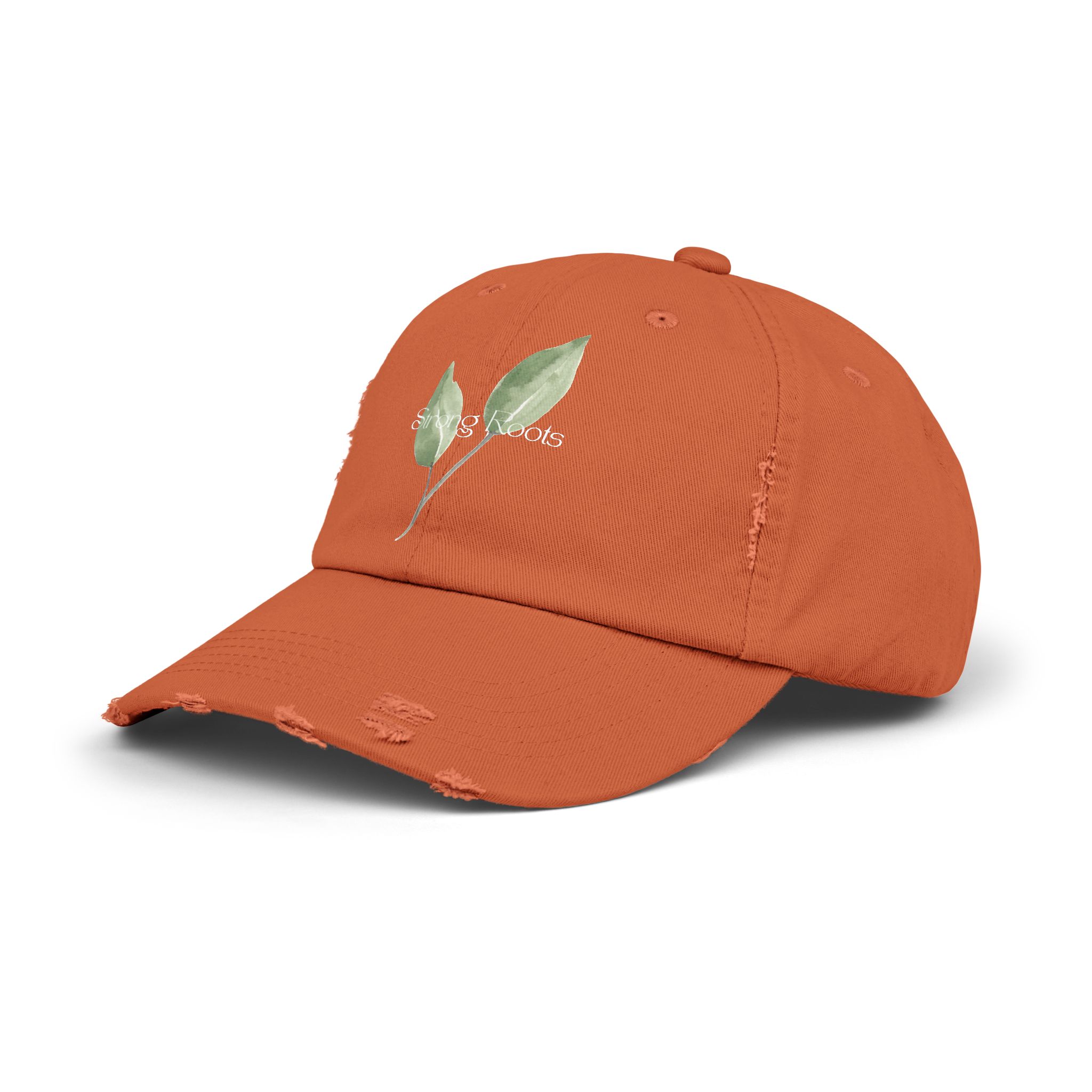 Distressed Cap with Leaf Design, Casual Hat, Trendy Headwear, Gifts for Nature Lovers, Summer Accessory, Outdoor Events - Image 10