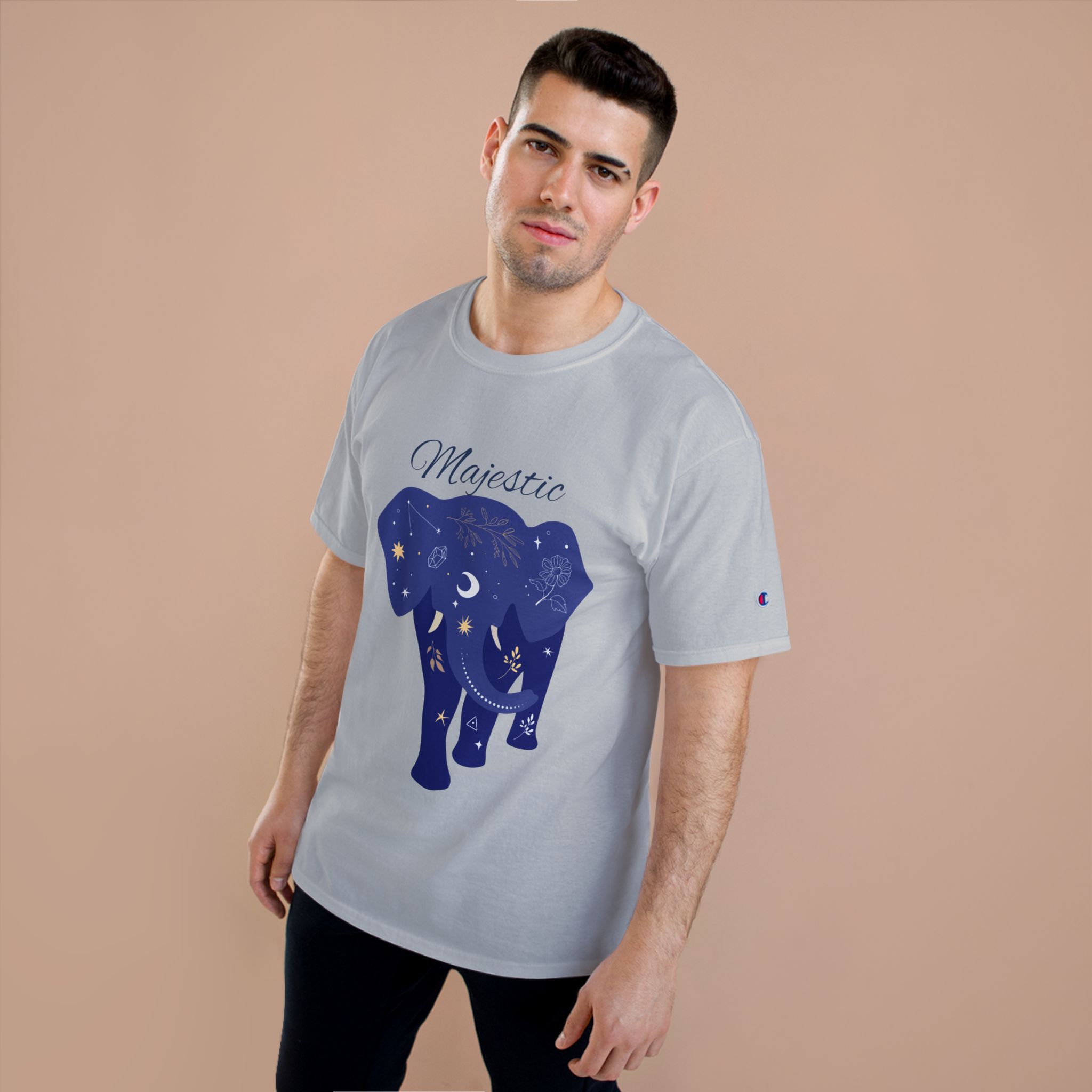 Majestic Elephant Champion T-Shirt | Dreamy Animal Tee for Nature Lovers, Animal Advocates, Gift for Men and Women, Boho Style