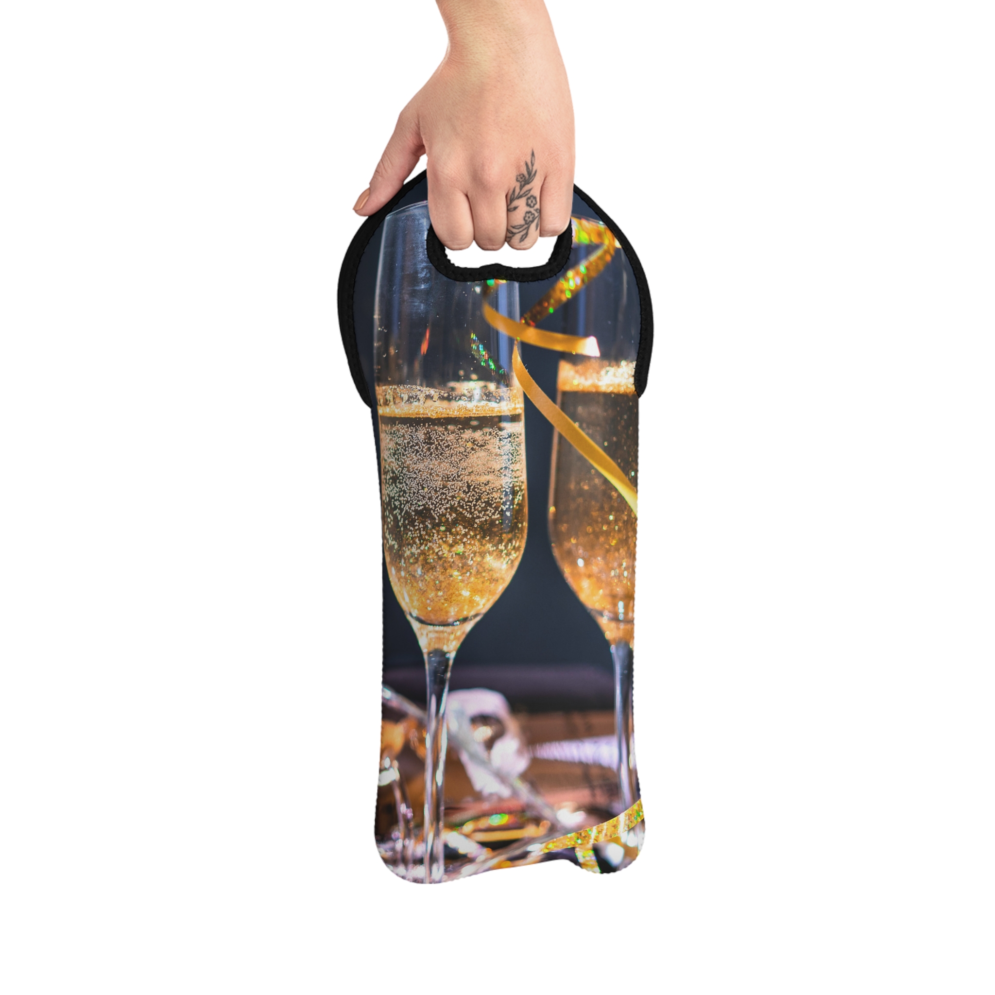 Chic Wine Tote Bag, Ideal for Picnics, Weddings, Party Favors, Gift for Wine Lovers, Travel Companion - Image 3