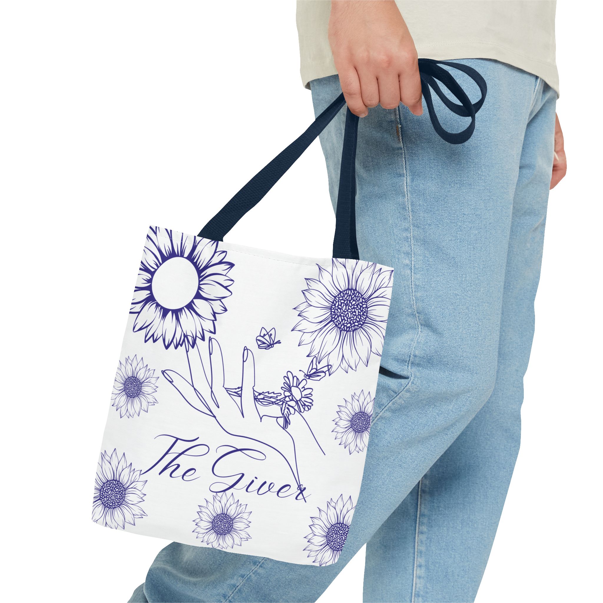 Charming Floral Tote Bag, Eco-Friendly Shopping Bag, Beach Tote, Gift for Her, Sunflower Handbag - Image 26