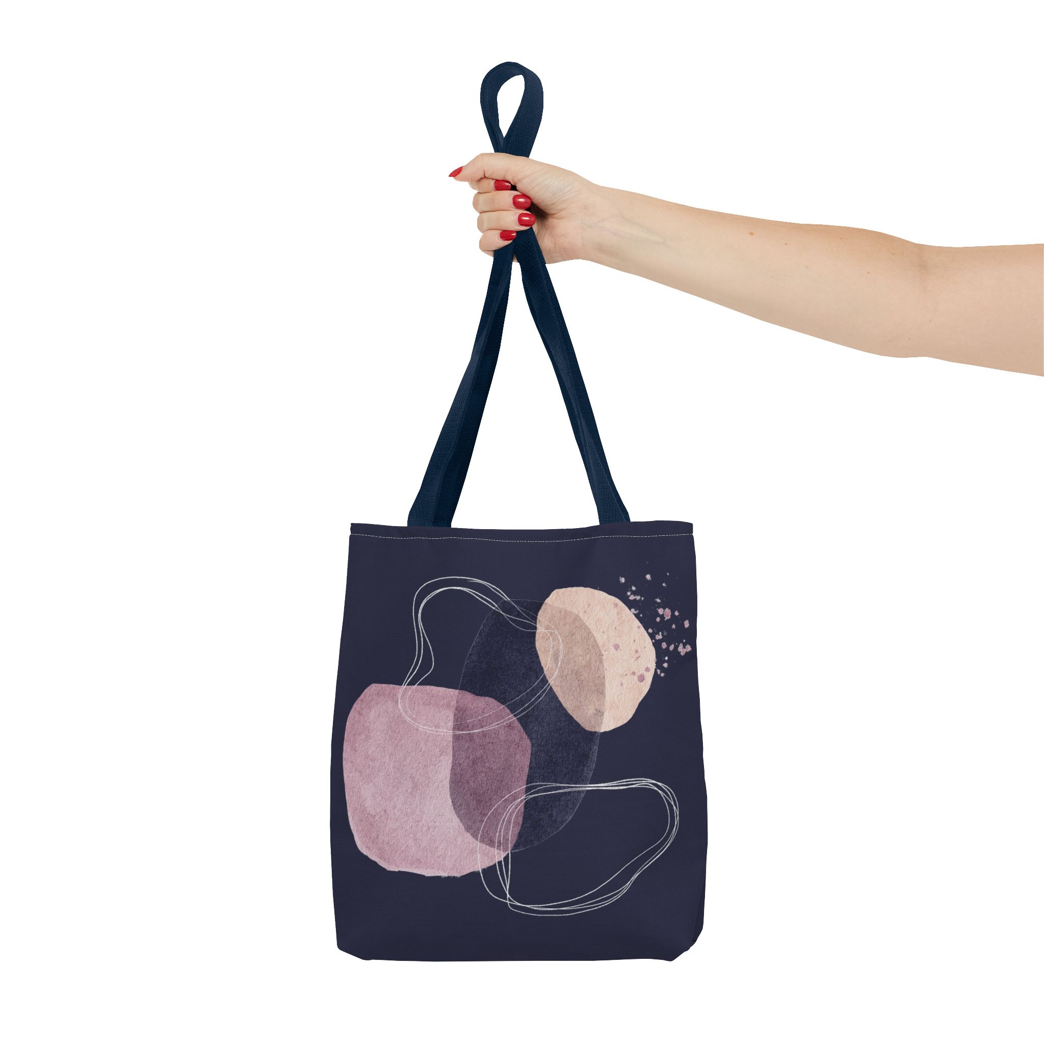 Chic Abstract Tote Bag for Everyday Use, Art Lover Gift, Stylish Shopping Bag, AOP Bag, Minimalist Canvas Tote - Image 42