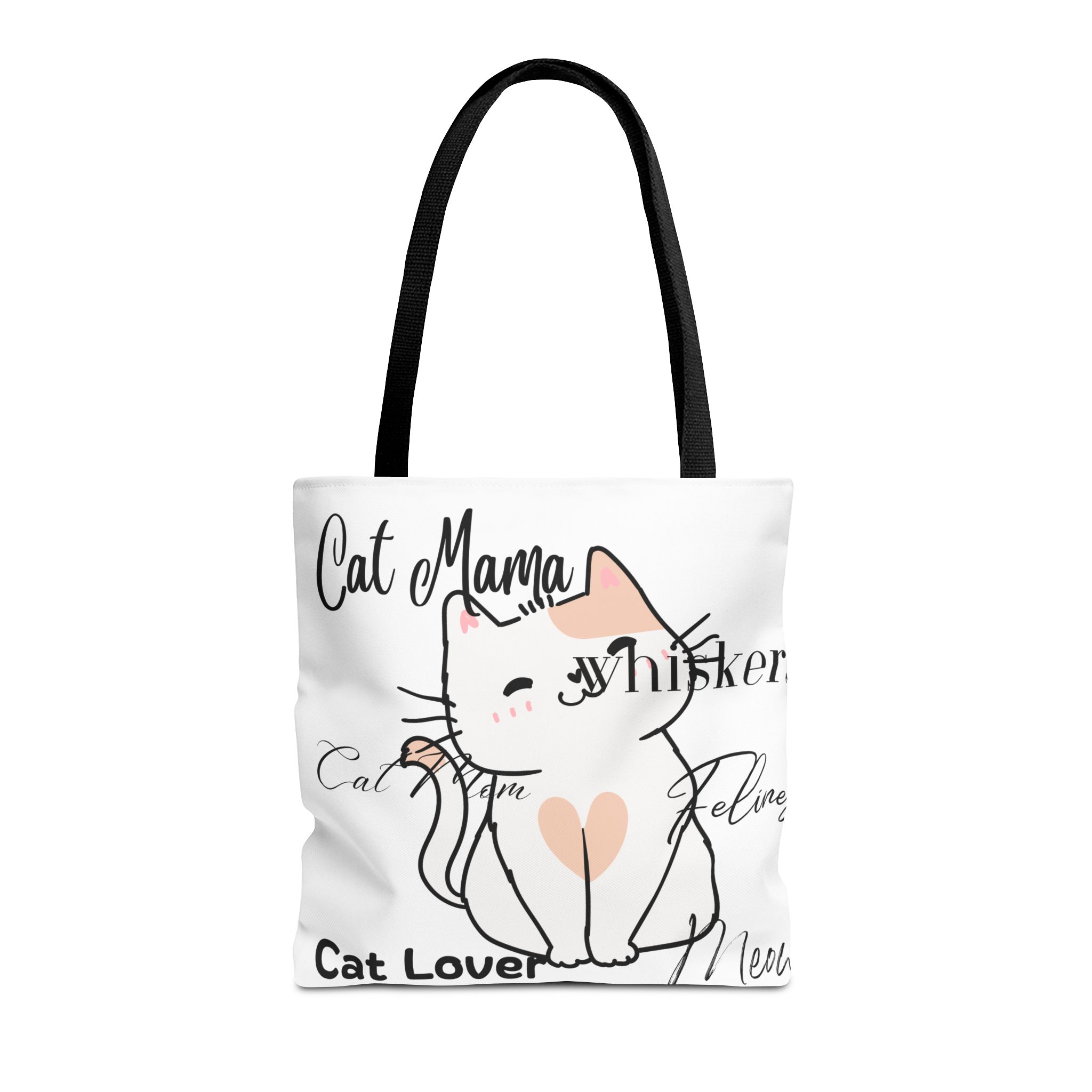 Cat Lover Tote Bag - Perfect Gift for Cat Moms, Animal Enthusiasts, Pet Lovers, Unique Cat-themed Accessory, Ideal for Everyday Use - Image 5