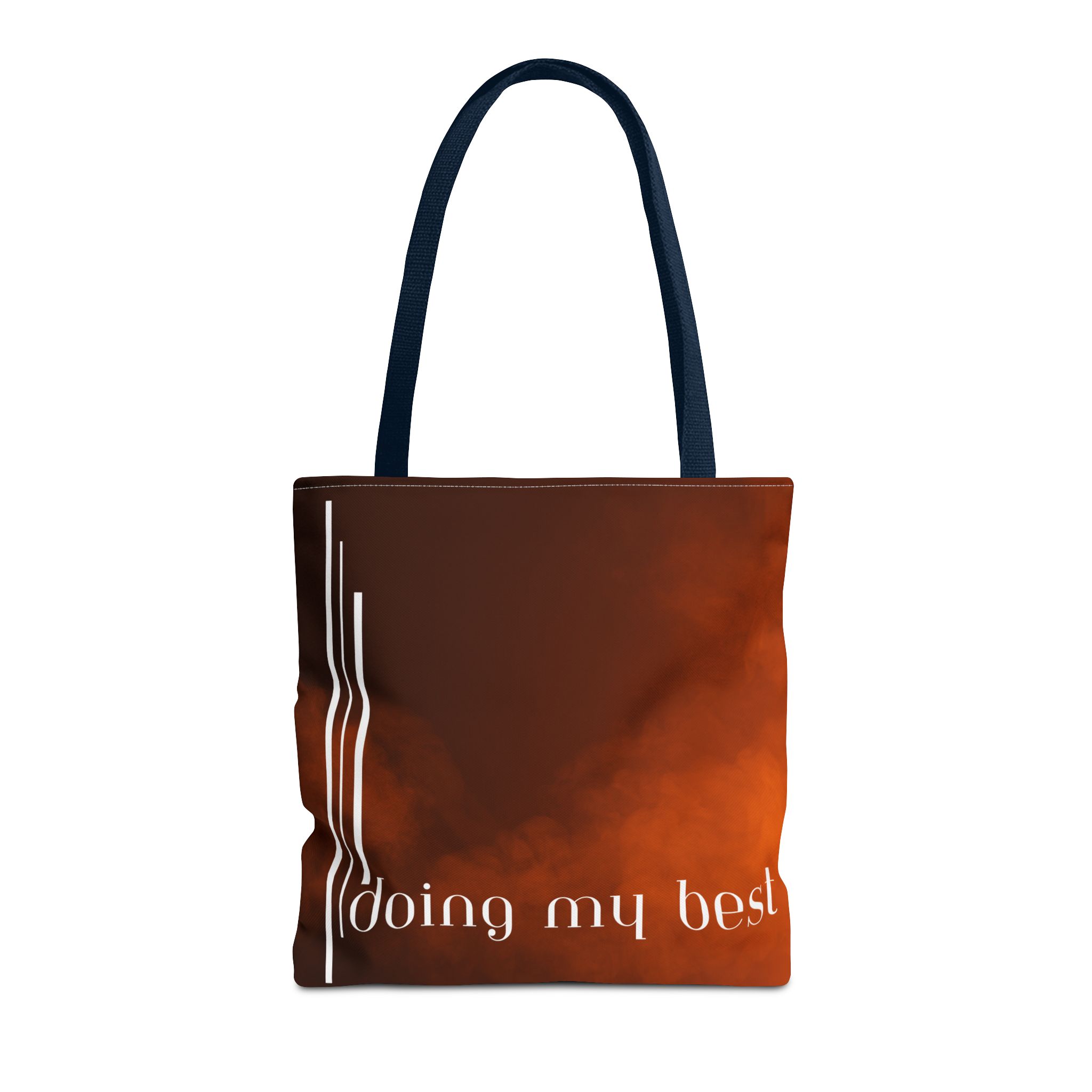 Bohemian Tote Bag - 'Doing My Best' All-Over Print | Eco-Friendly Fashion, Gift for Students, Daily Use, Boho Style, Motivational Bag - Image 20
