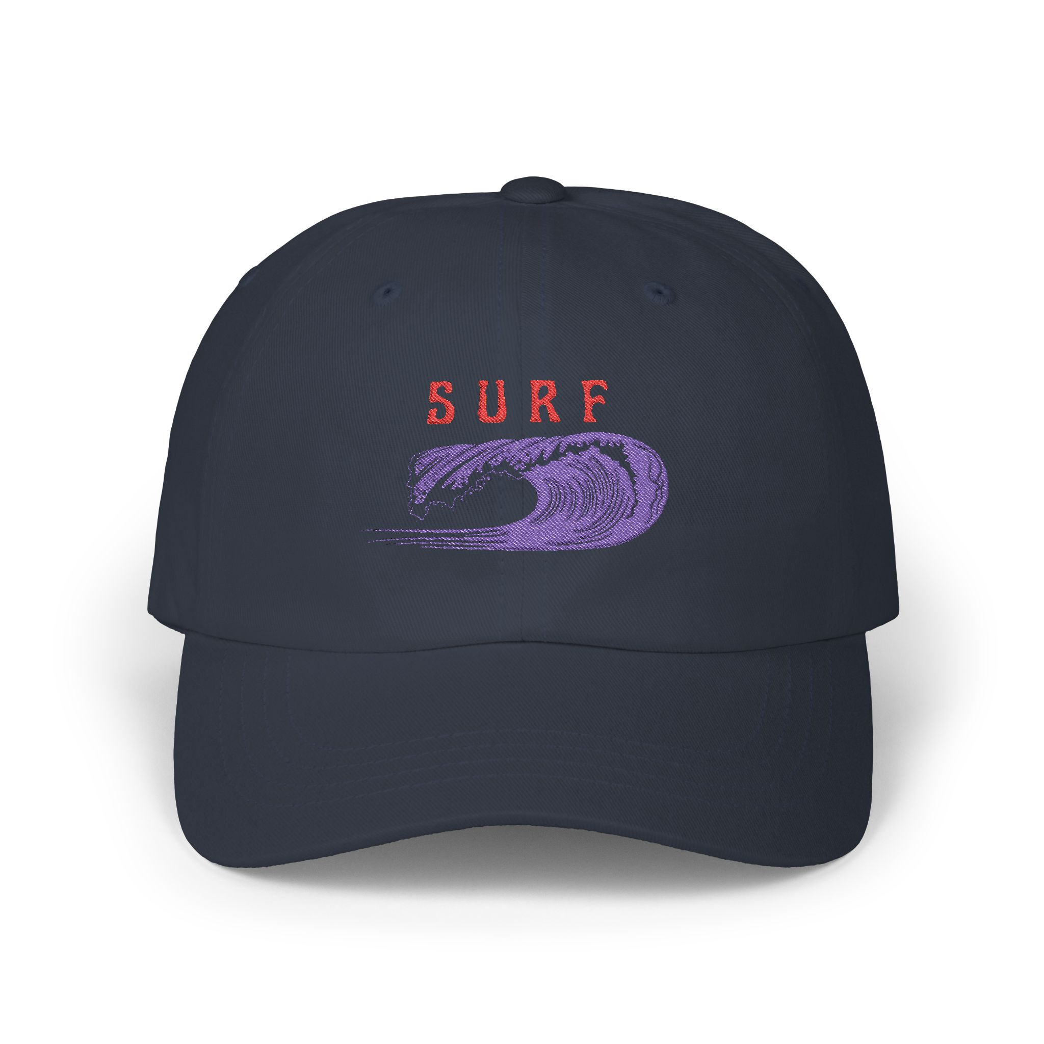 Classic Dad Cap with Surf Design | Beach Lover Gift, Casual Wear, Summer Accessory, Outdoor Enthusiast Hat, Vacation Essentials - Image 2
