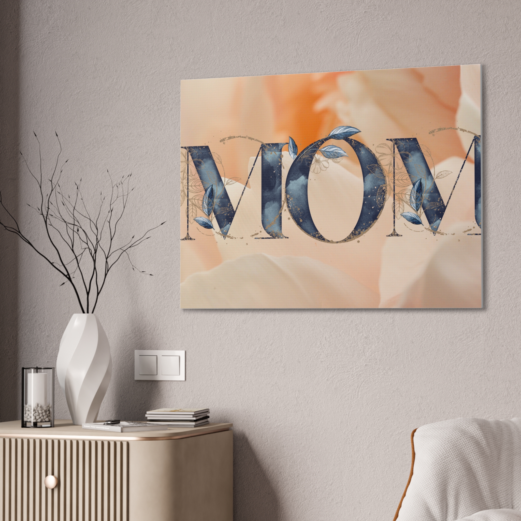 Floral Mom Canvas Art, Home Decor, Gift for Mom, Wall Art, Gift for Mom, Decoration - Image 4