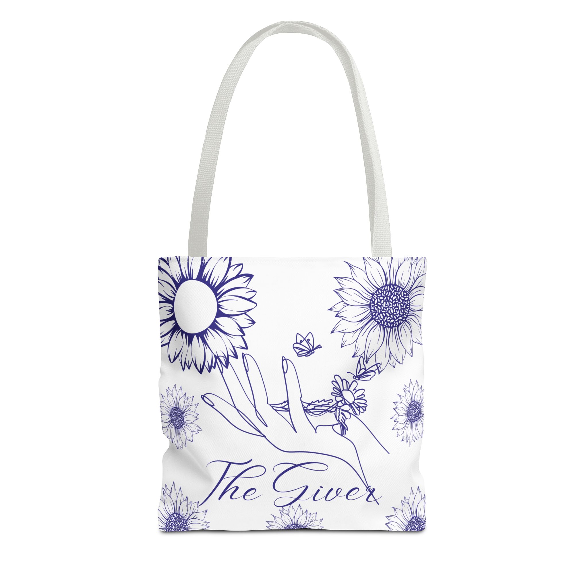 Charming Floral Tote Bag, Eco-Friendly Shopping Bag, Beach Tote, Gift for Her, Sunflower Handbag - Image 2