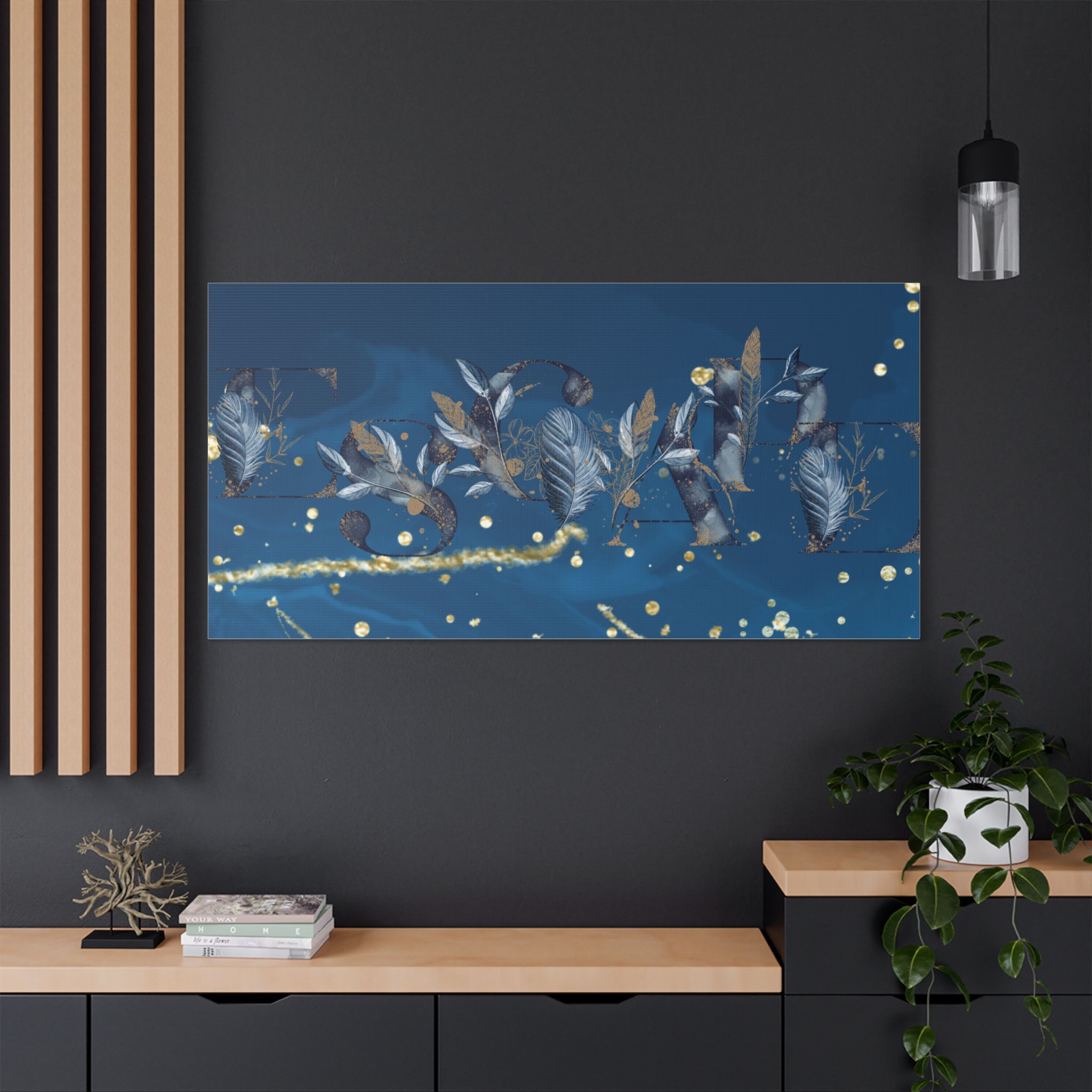 Elegant Floral Satin Canvas Wall Art, Modern Home Decor, Gift for Her, Wedding Decoration, Boho Wall Hanging, Inspirational Artwork - Image 8