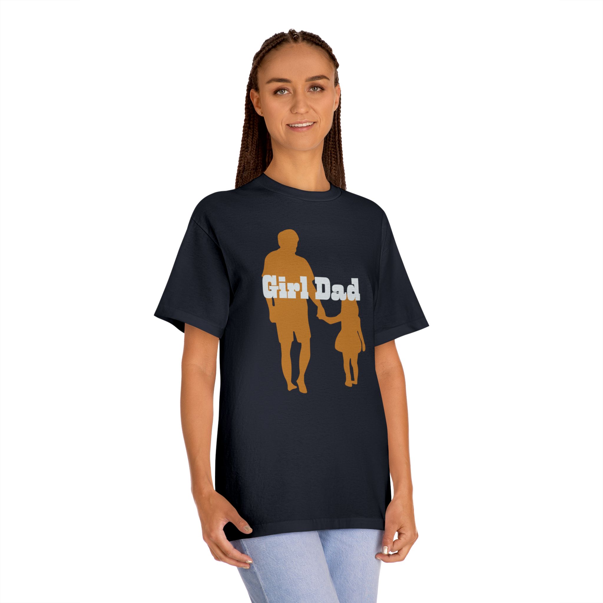 Girl Dad Unisex Classic Tee, Gift for Dads, Casual Wear, Family Bonding Shirt, Kids and Dads Matching Outfits - Image 16