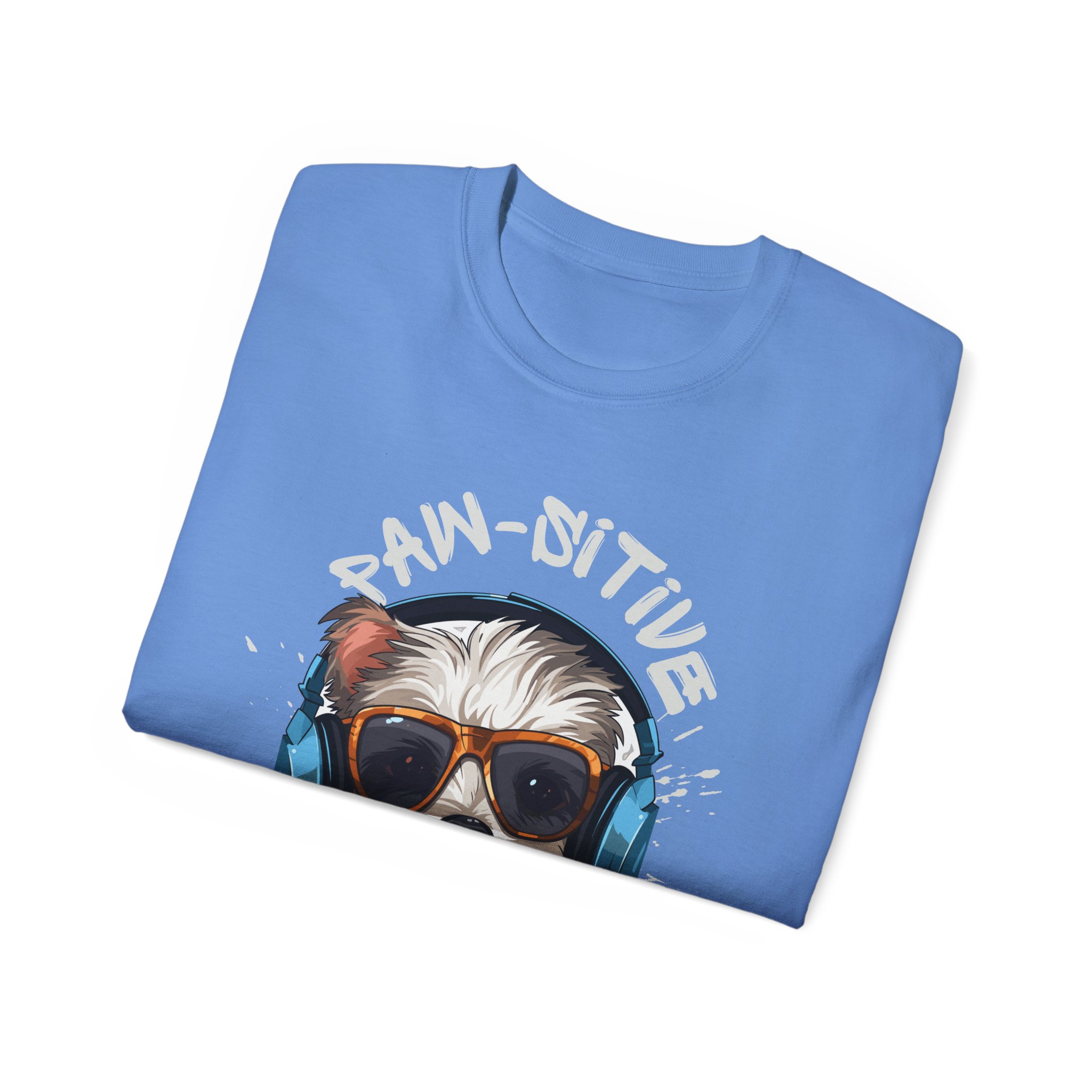 Positive Vibes Dog Tee - Cute Pet Lover Tee, Animal Lover Gift, Unisex Party Top, Fun Dog Apparel, Summer Casual Wear, T-Shirt for Women - Image 21