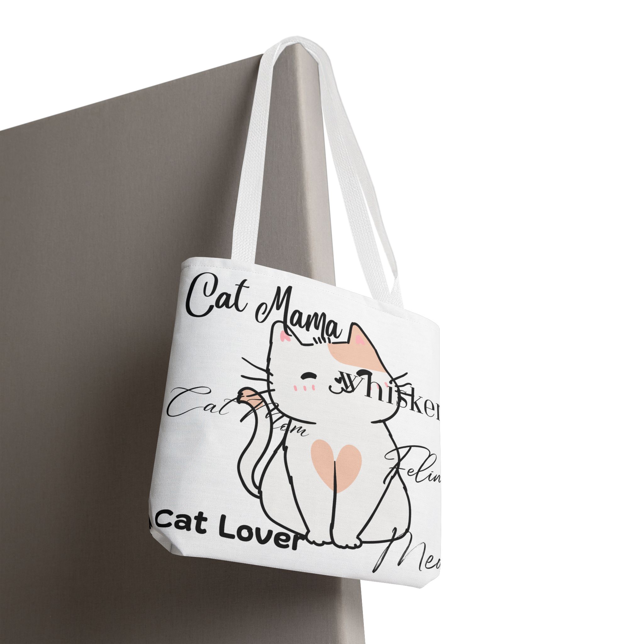 Cat Lover Tote Bag - Perfect Gift for Cat Moms, Animal Enthusiasts, Pet Lovers, Unique Cat-themed Accessory, Ideal for Everyday Use - Image 17