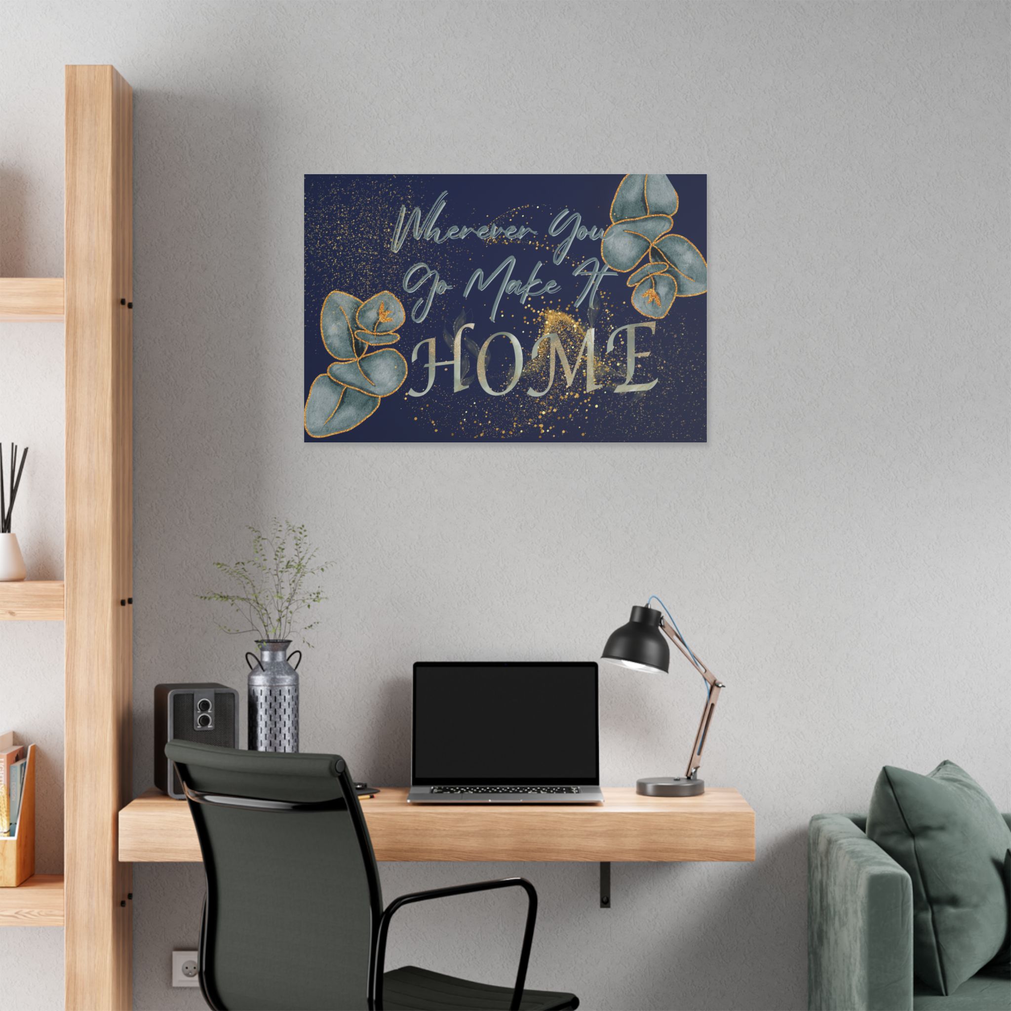 Home Inspirational Wall Art, Motivational Canvas Print, Botanical Decor, Gift for Housewarming, Modern Living Room Decoration - Image 4