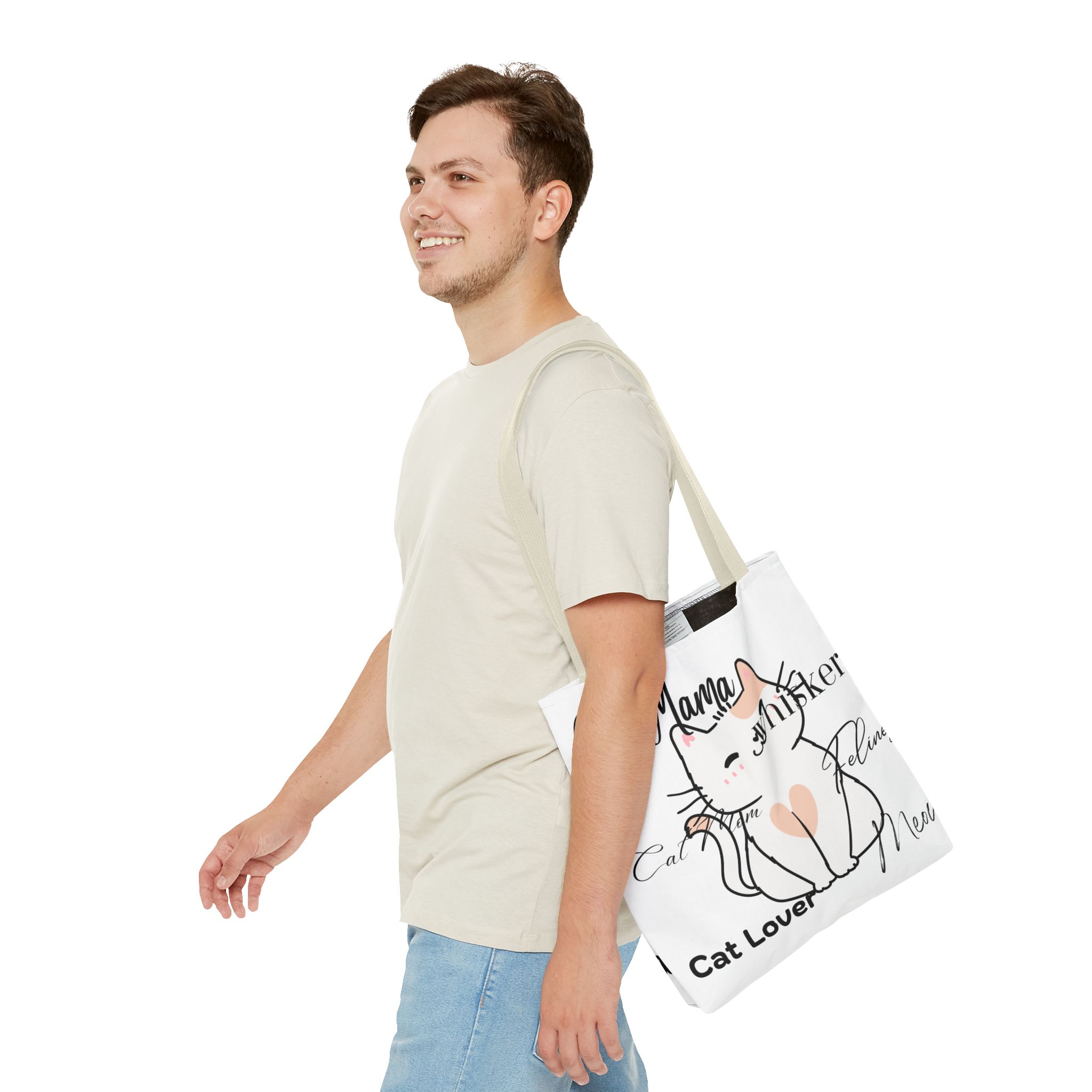 Cat Lover Tote Bag - Perfect Gift for Cat Moms, Animal Enthusiasts, Pet Lovers, Unique Cat-themed Accessory, Ideal for Everyday Use - Image 33