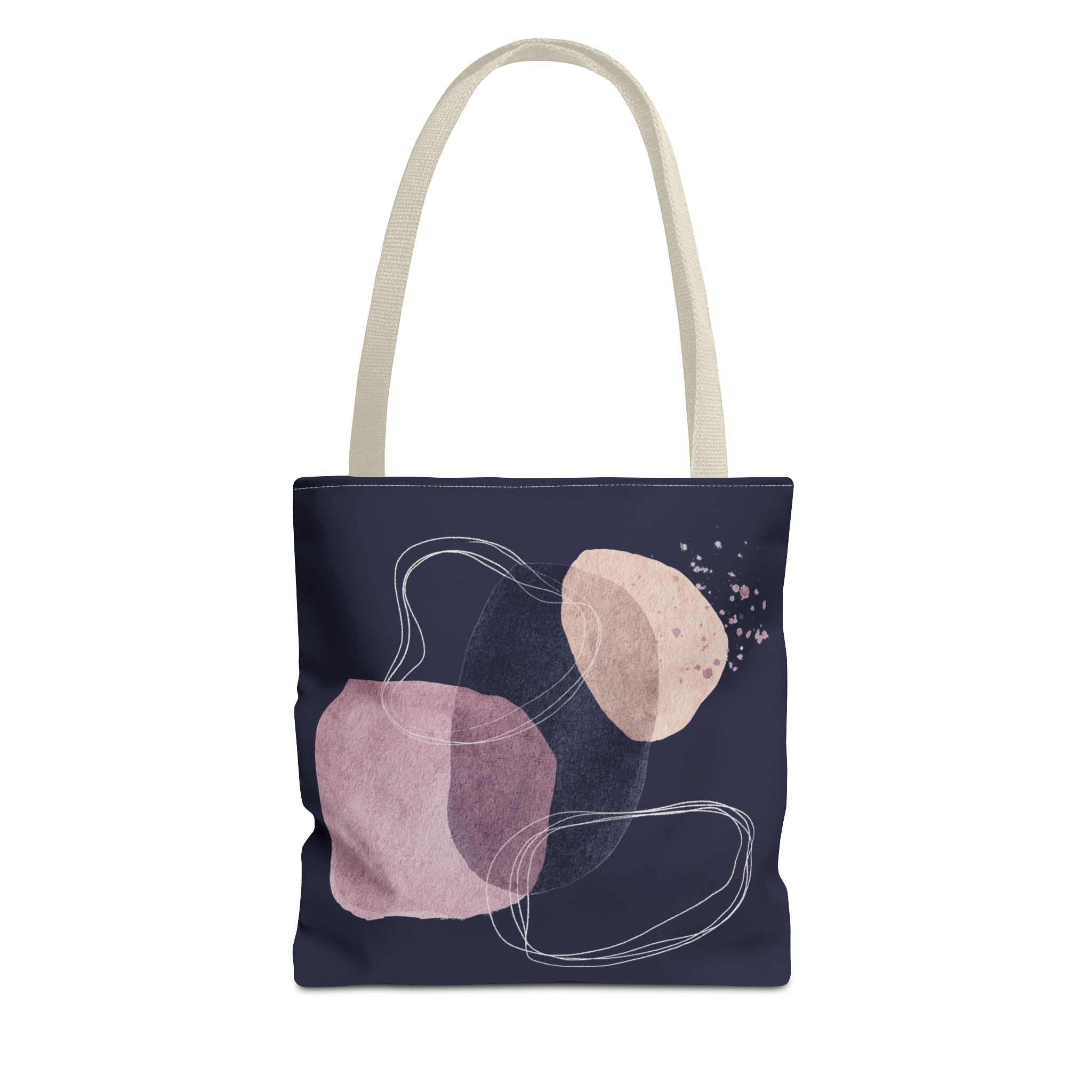 Chic Abstract Tote Bag for Everyday Use, Art Lover Gift, Stylish Shopping Bag, AOP Bag, Minimalist Canvas Tote - Image 27