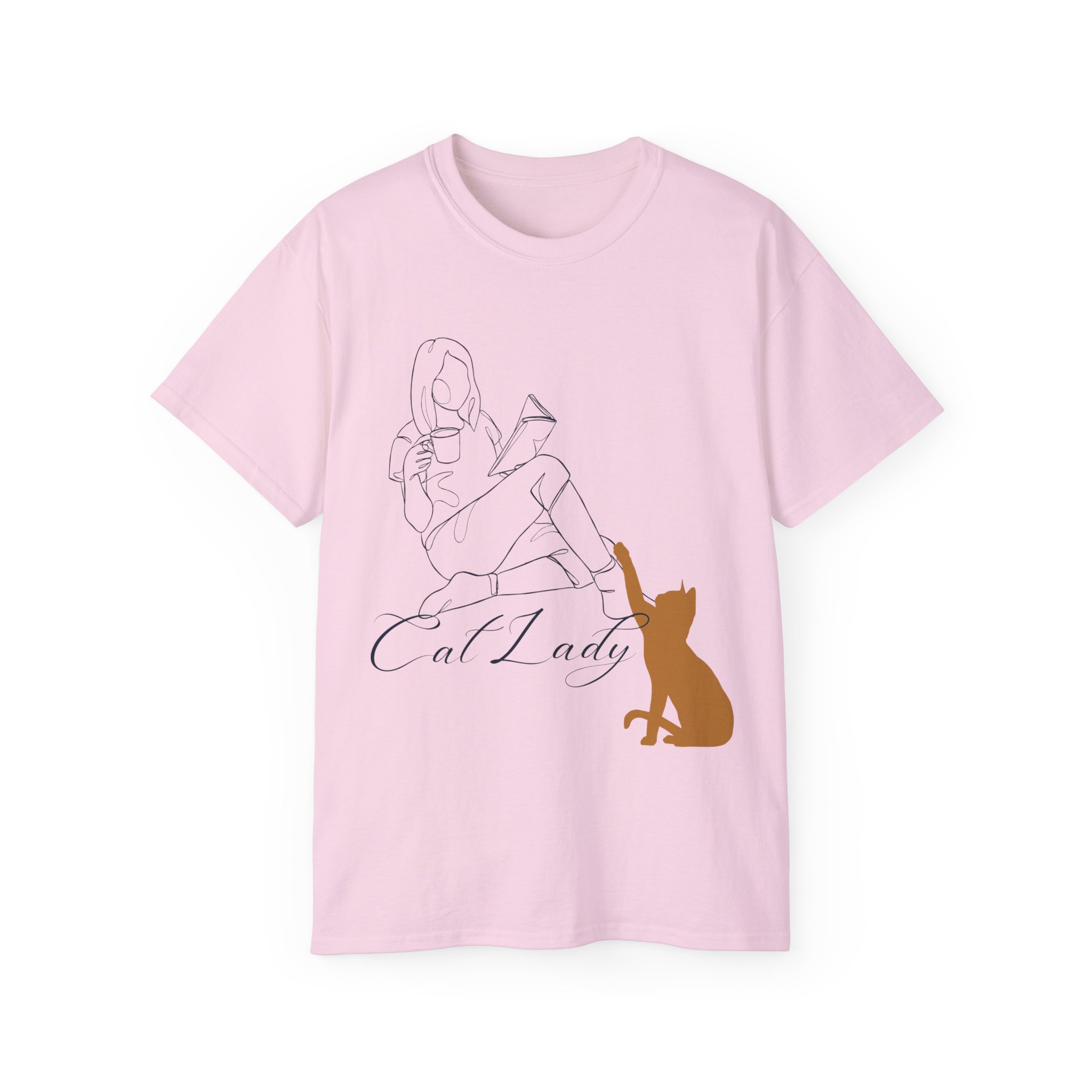 Cat Lady Ultra Cotton Tee, Cat Lover Gift, Pet Owner's Shirt, Unique Casual Tee, Gift for Her, Cute Animal Tee, Animal Lover T-Shirt - Image 34
