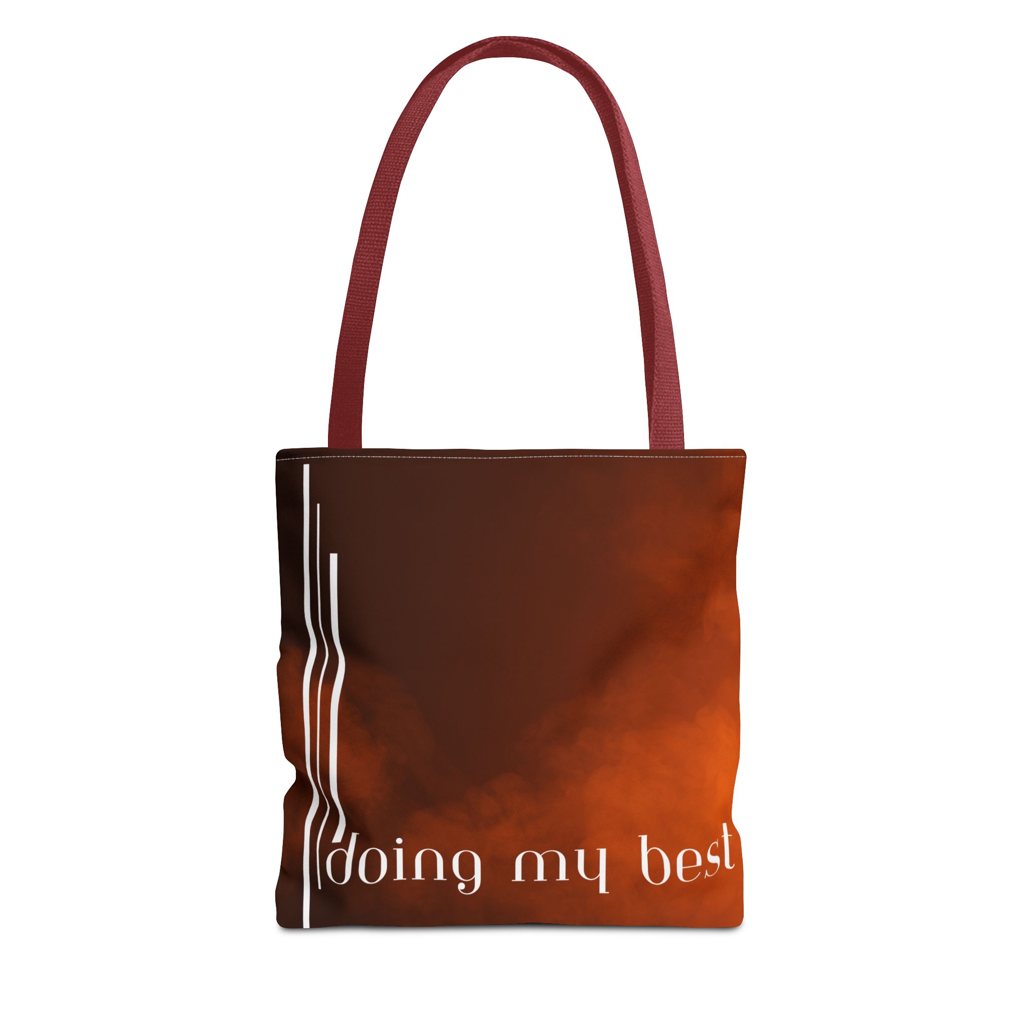 Bohemian Tote Bag - 'Doing My Best' All-Over Print | Eco-Friendly Fashion, Gift for Students, Daily Use, Boho Style, Motivational Bag - Image 32