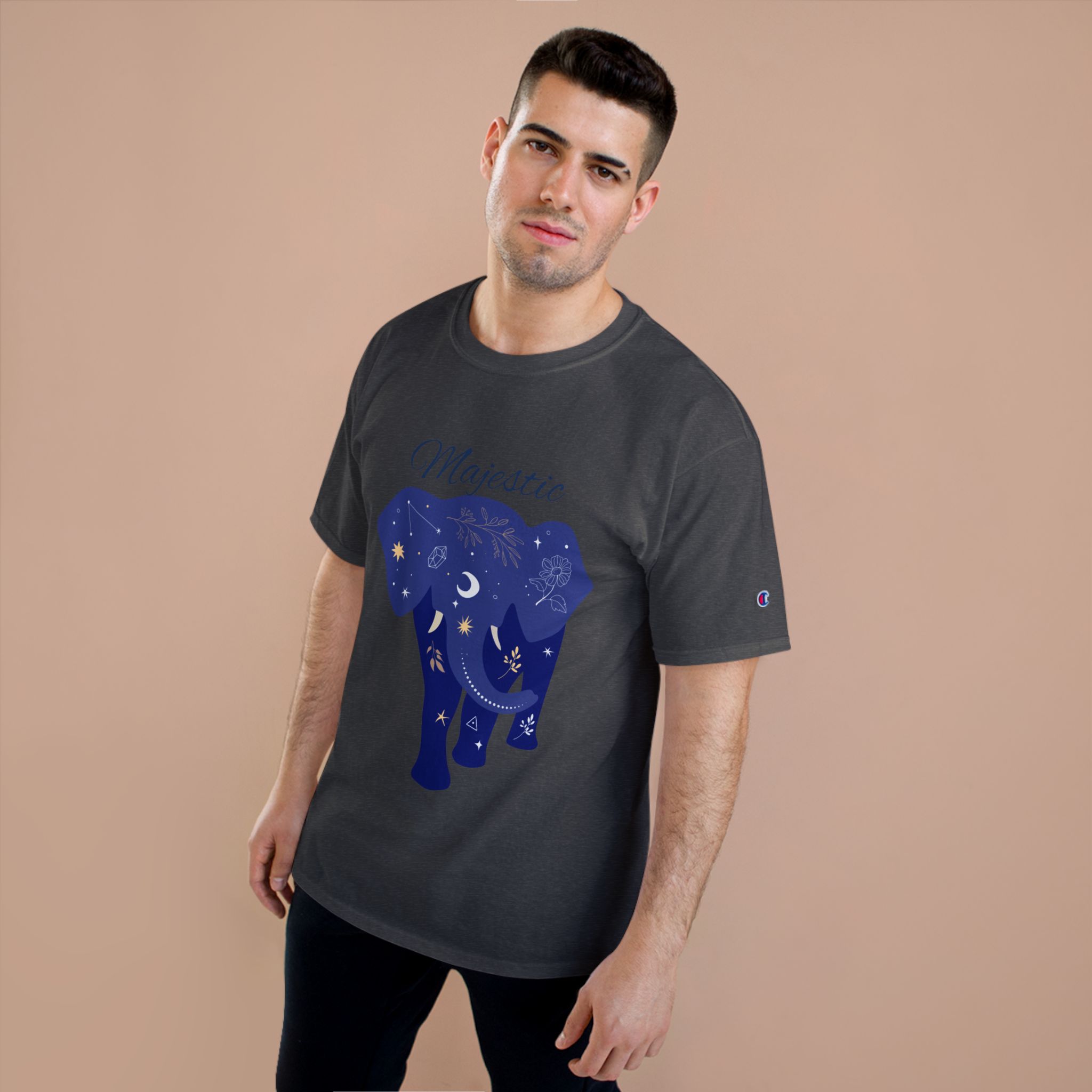 Majestic Elephant Champion T-Shirt | Dreamy Animal Tee for Nature Lovers, Animal Advocates, Gift for Men and Women, Boho Style - Image 10