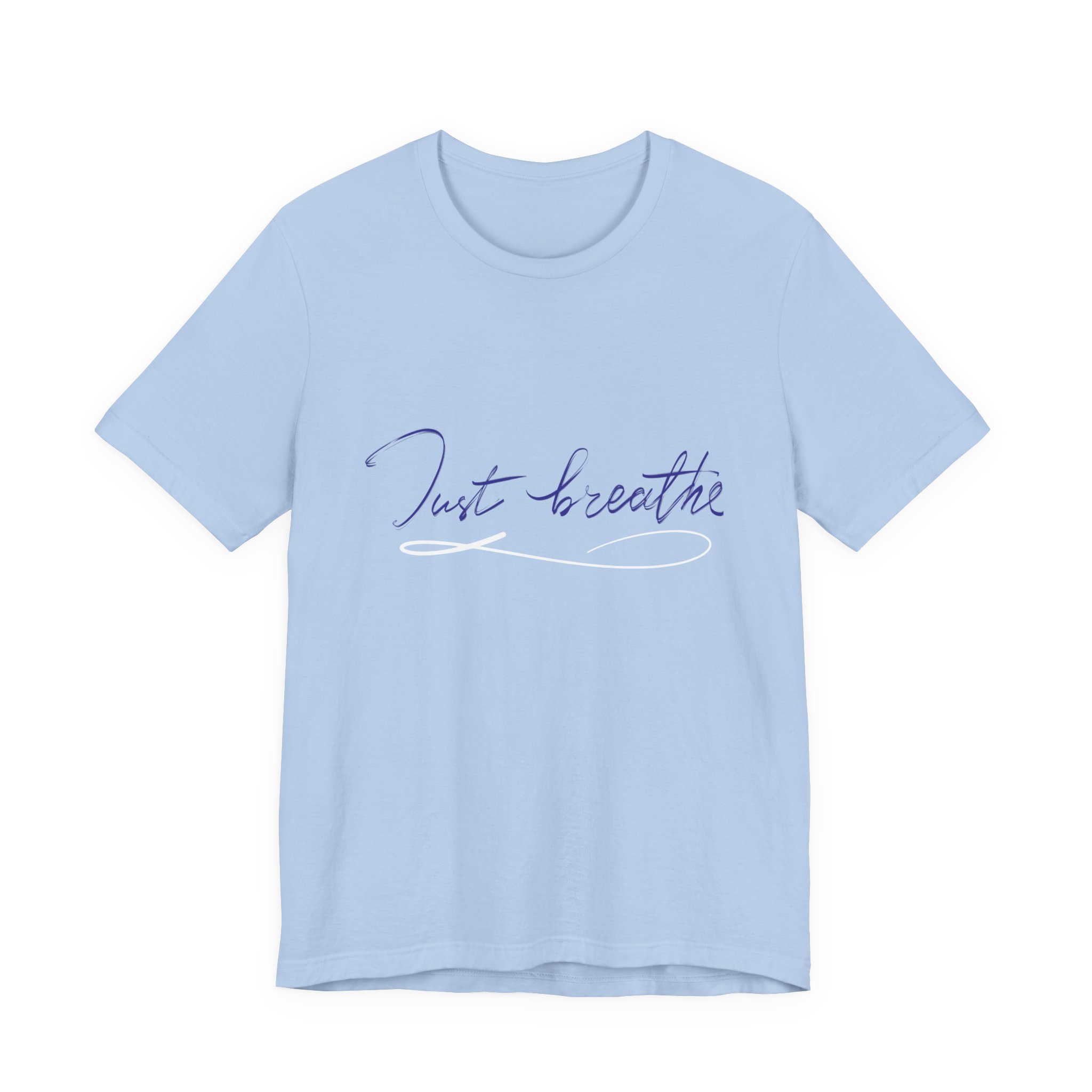 Breathe Inspirational Tee, Unisex Short Sleeve Shirt, Relaxed Fit T-Shirt, Mindfulness Apparel, Gift for Yoga Lovers, Self-Care Clothing - Image 16