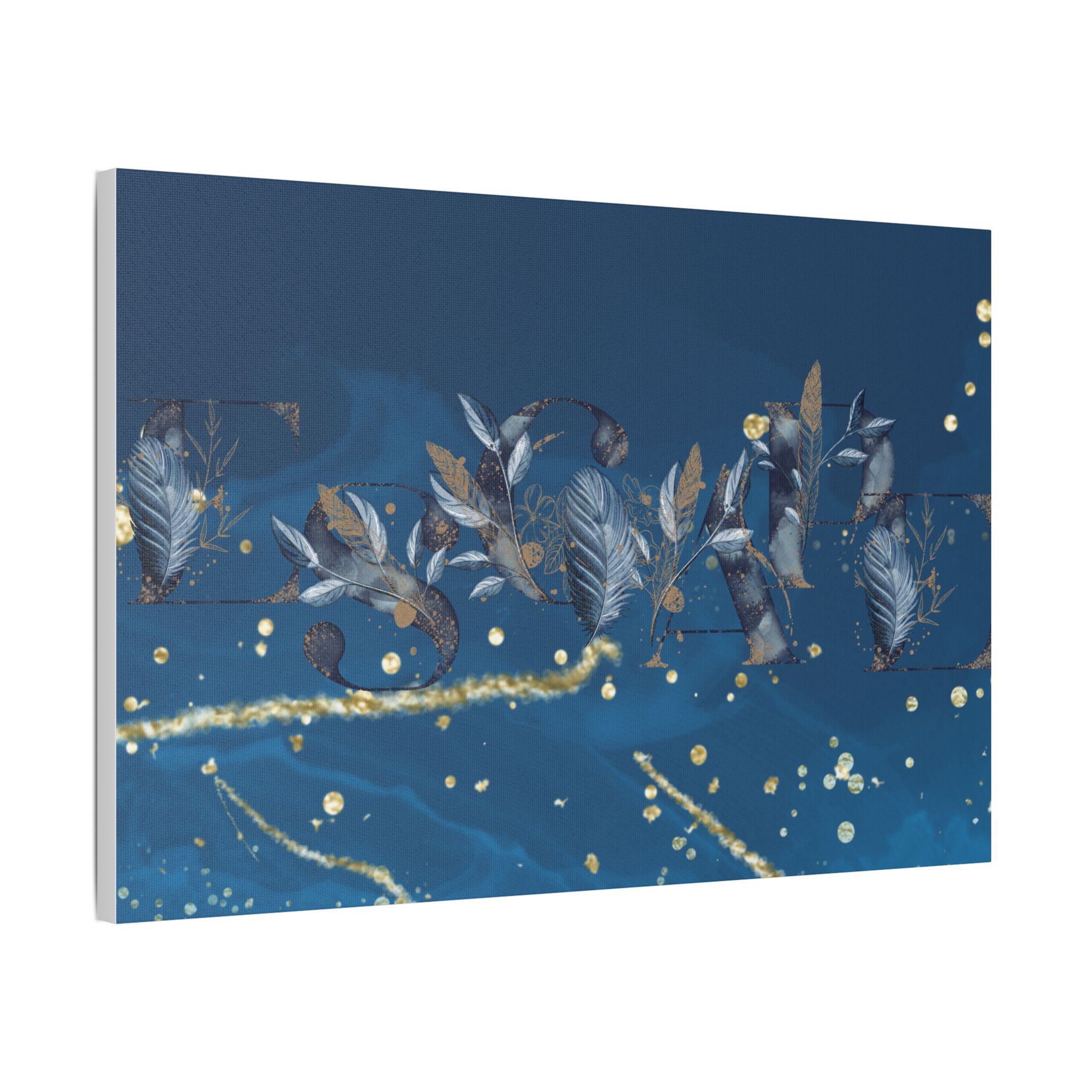 Elegant Floral Satin Canvas Wall Art, Modern Home Decor, Gift for Her, Wedding Decoration, Boho Wall Hanging, Inspirational Artwork