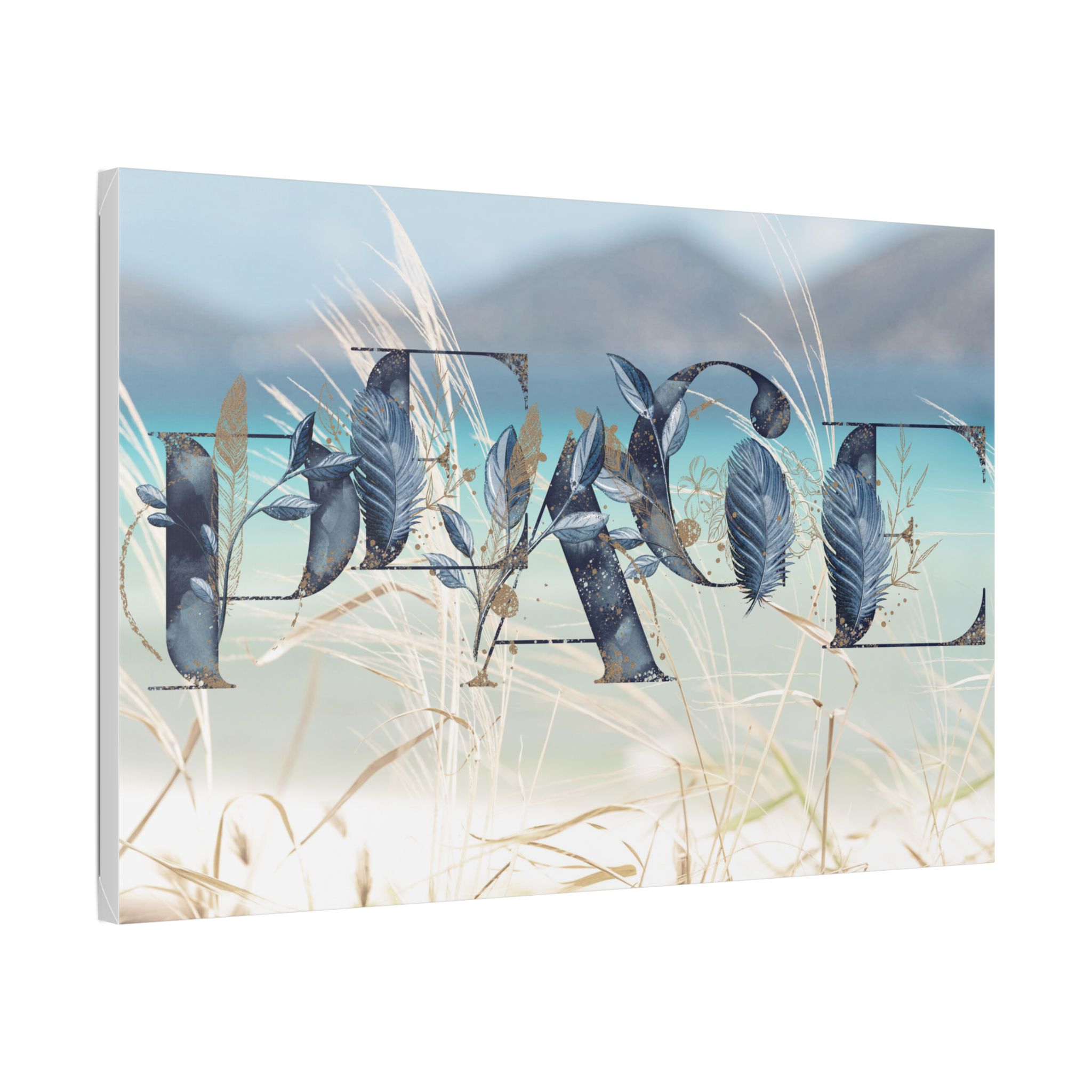 Peaceful Beach Canvas Art, Serenity Wall Decor, Coastal Home Design, Tranquil Gift, Beach House Wall Art - Image 2