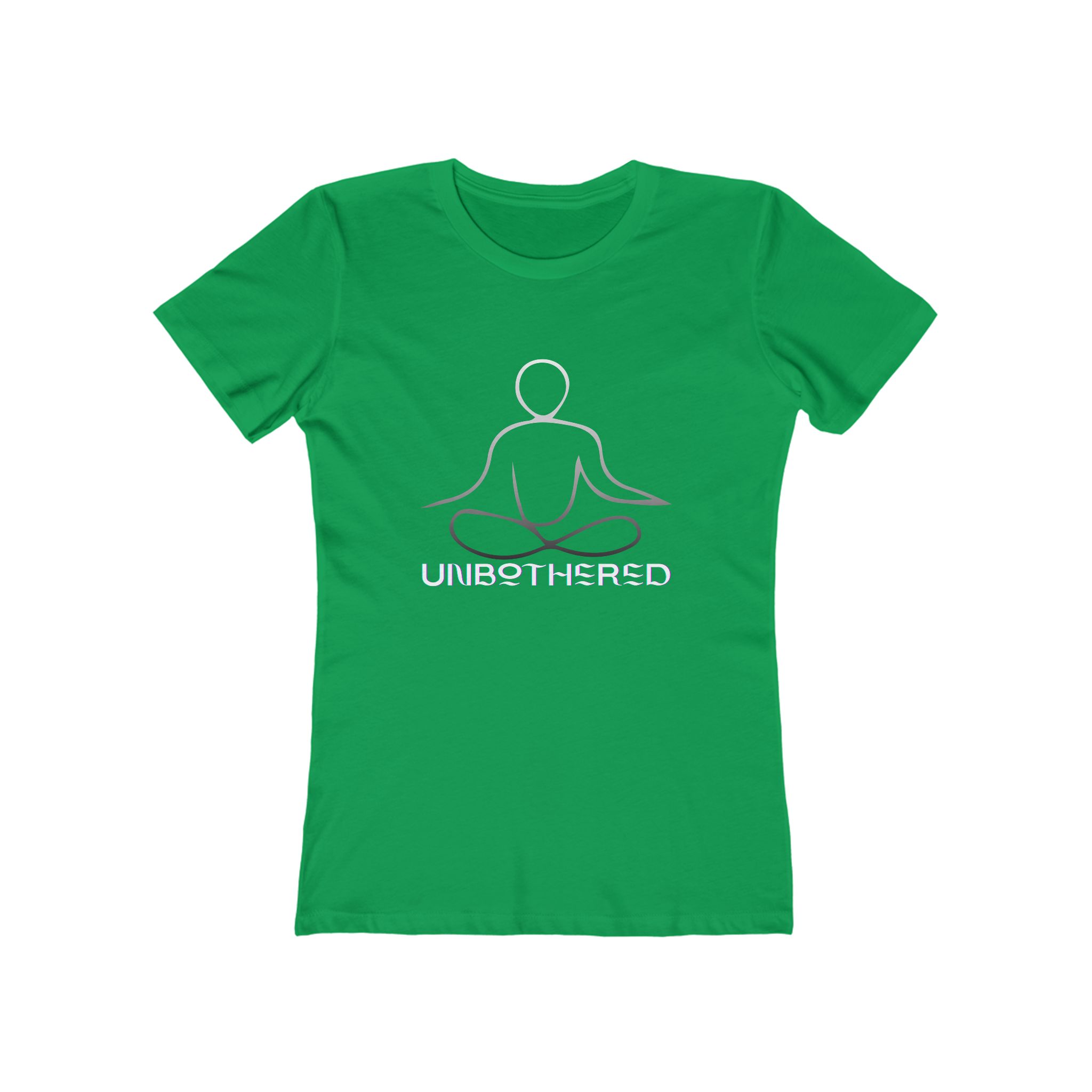 Unbothered Boyfriend Tee for Women | Relaxed Fit Graphic T-Shirt, Gift for Her, Casual Wear, Mindfulness Apparel, Zen Design, T-Shirt for Women - Image 10
