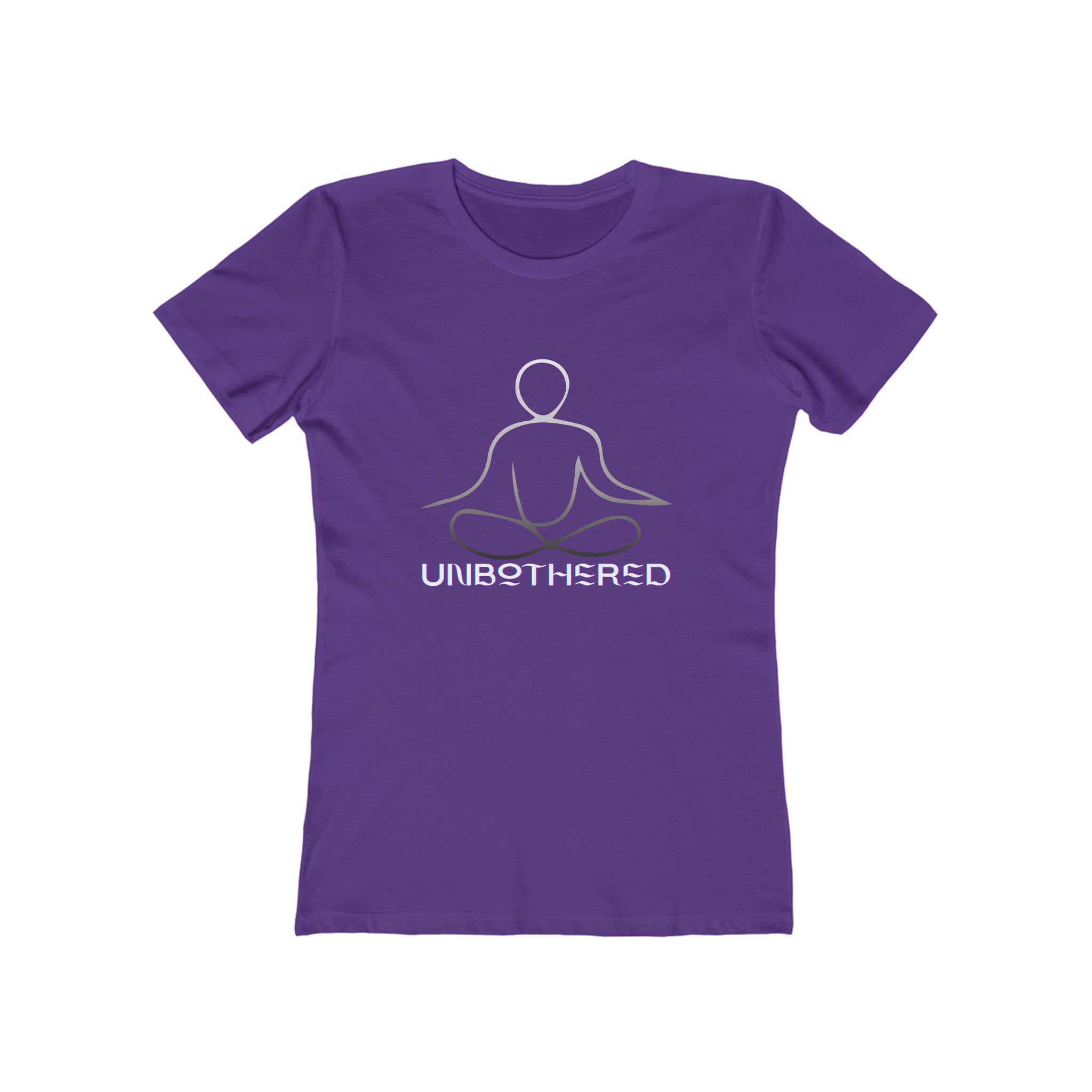 Unbothered Boyfriend Tee for Women | Relaxed Fit Graphic T-Shirt, Gift for Her, Casual Wear, Mindfulness Apparel, Zen Design, T-Shirt for Women - Image 20