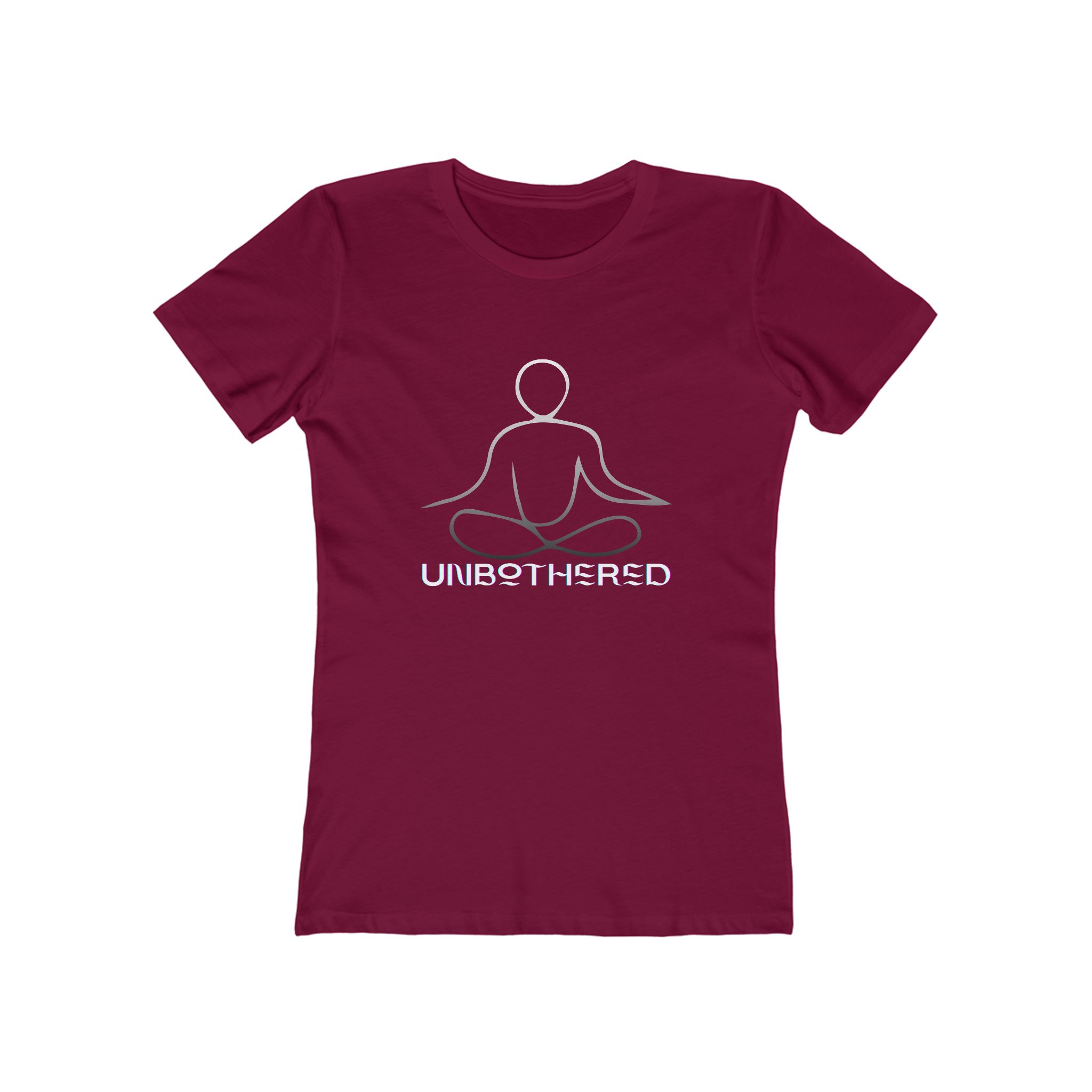 Unbothered Boyfriend Tee for Women | Relaxed Fit Graphic T-Shirt, Gift for Her, Casual Wear, Mindfulness Apparel, Zen Design, T-Shirt for Women - Image 22