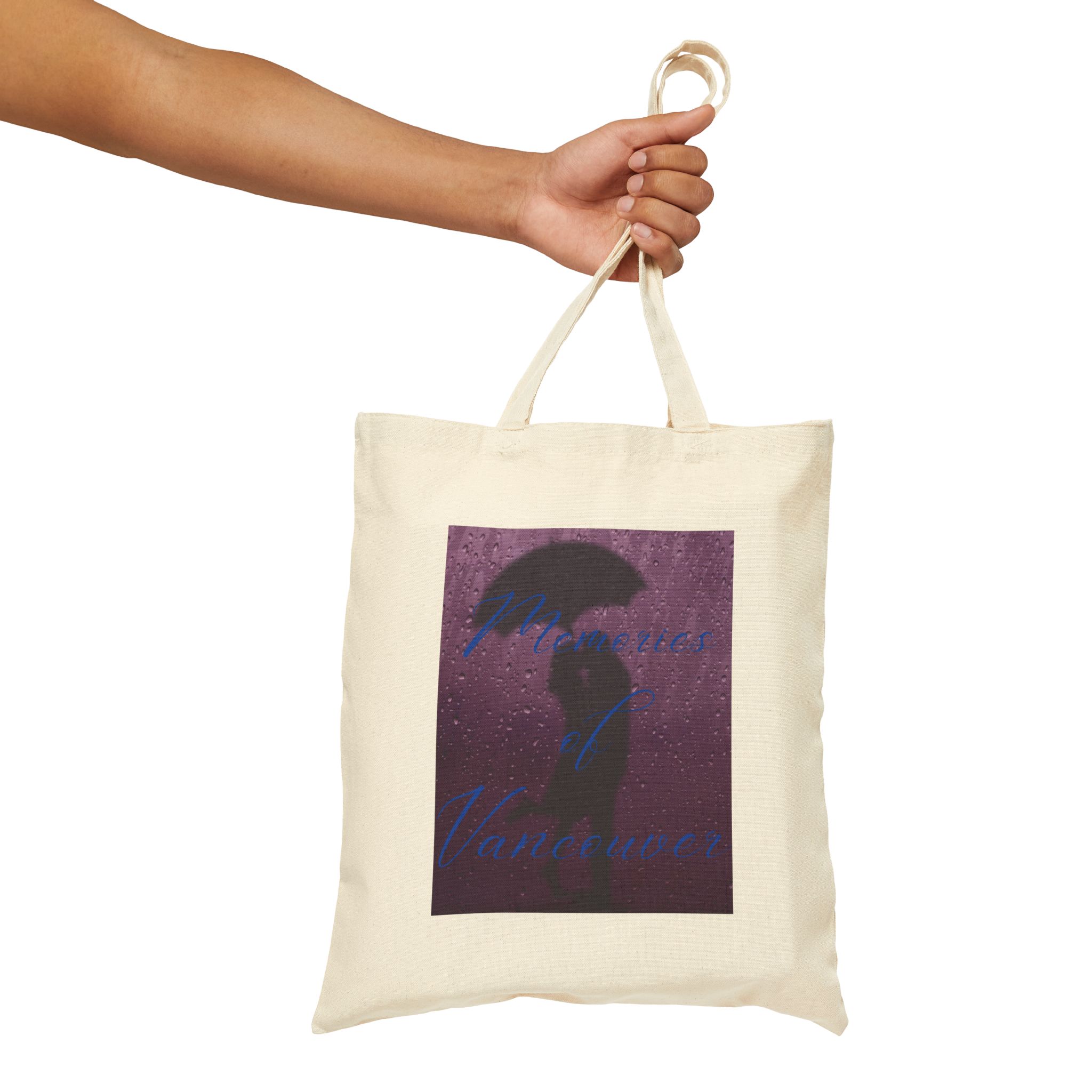 Mystery in the Rain Cotton Canvas Tote Bag - Perfect for Shopping, Travel, Book Lovers, Gifts, and Eco-Friendly Lifestyle - Image 5