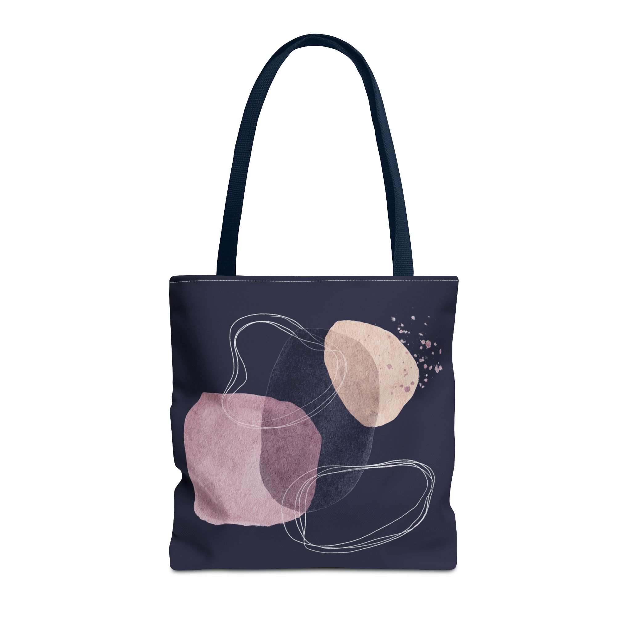 Chic Abstract Tote Bag for Everyday Use, Art Lover Gift, Stylish Shopping Bag, AOP Bag, Minimalist Canvas Tote - Image 43