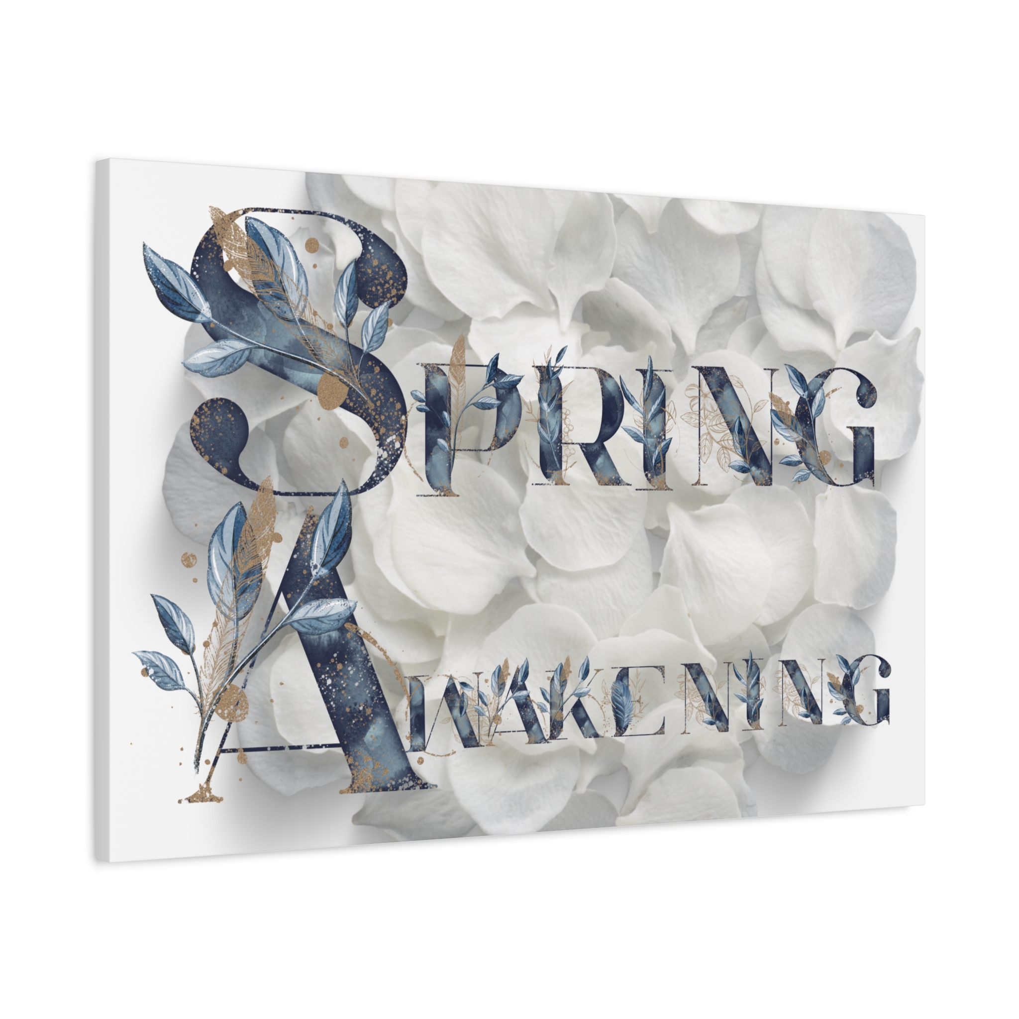 Spring Awakening Matte Canvas Art, Floral Wall Decor, Minimalist Home Decor, Gift for Spring, Nature-Inspired Art - Image 2