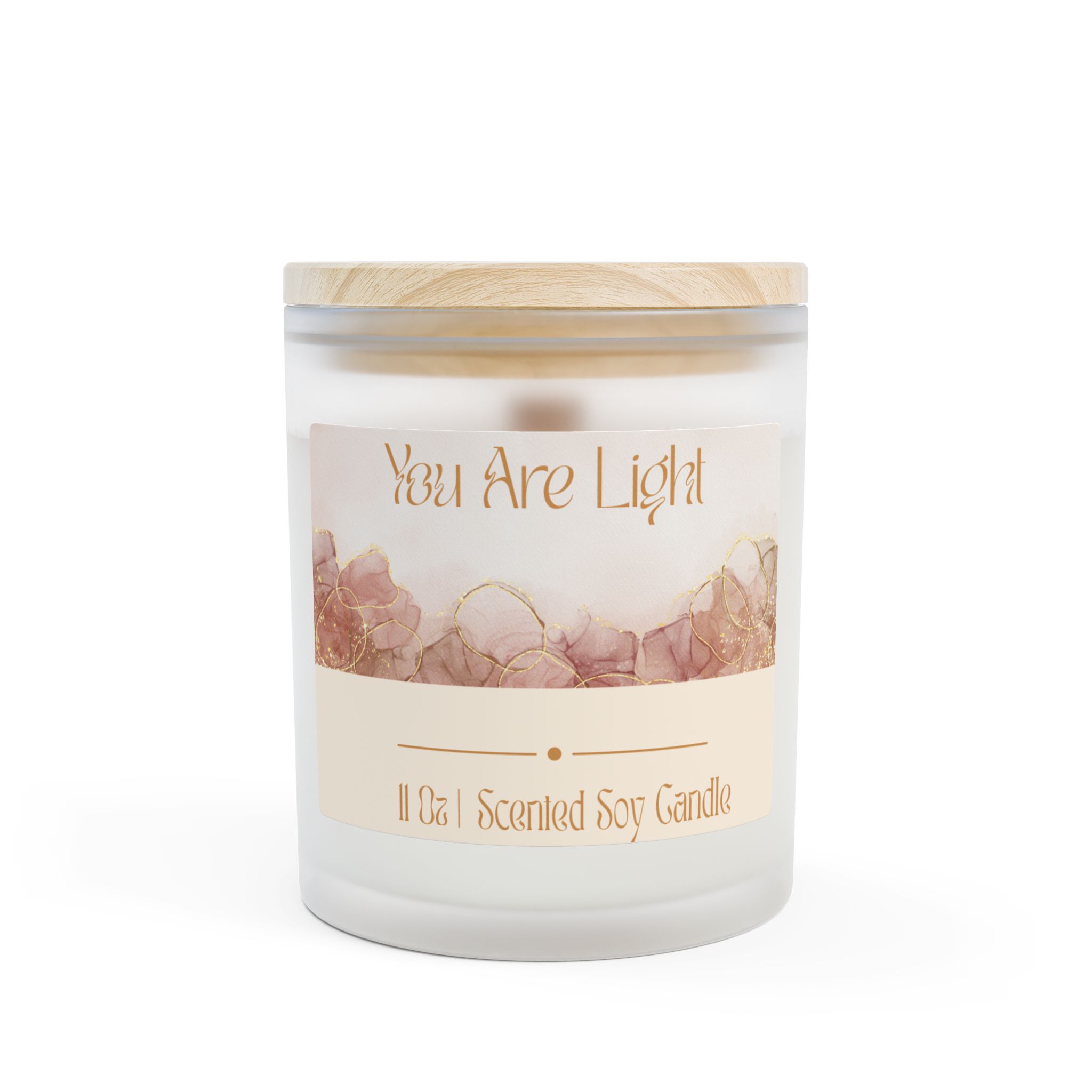 You Are Light Soy Candle, Frosted Glass Candle, Relaxing Home Decor, Aromatherapy Gift, Eco-Friendly Candle, Cozy Atmosphere - Image 13