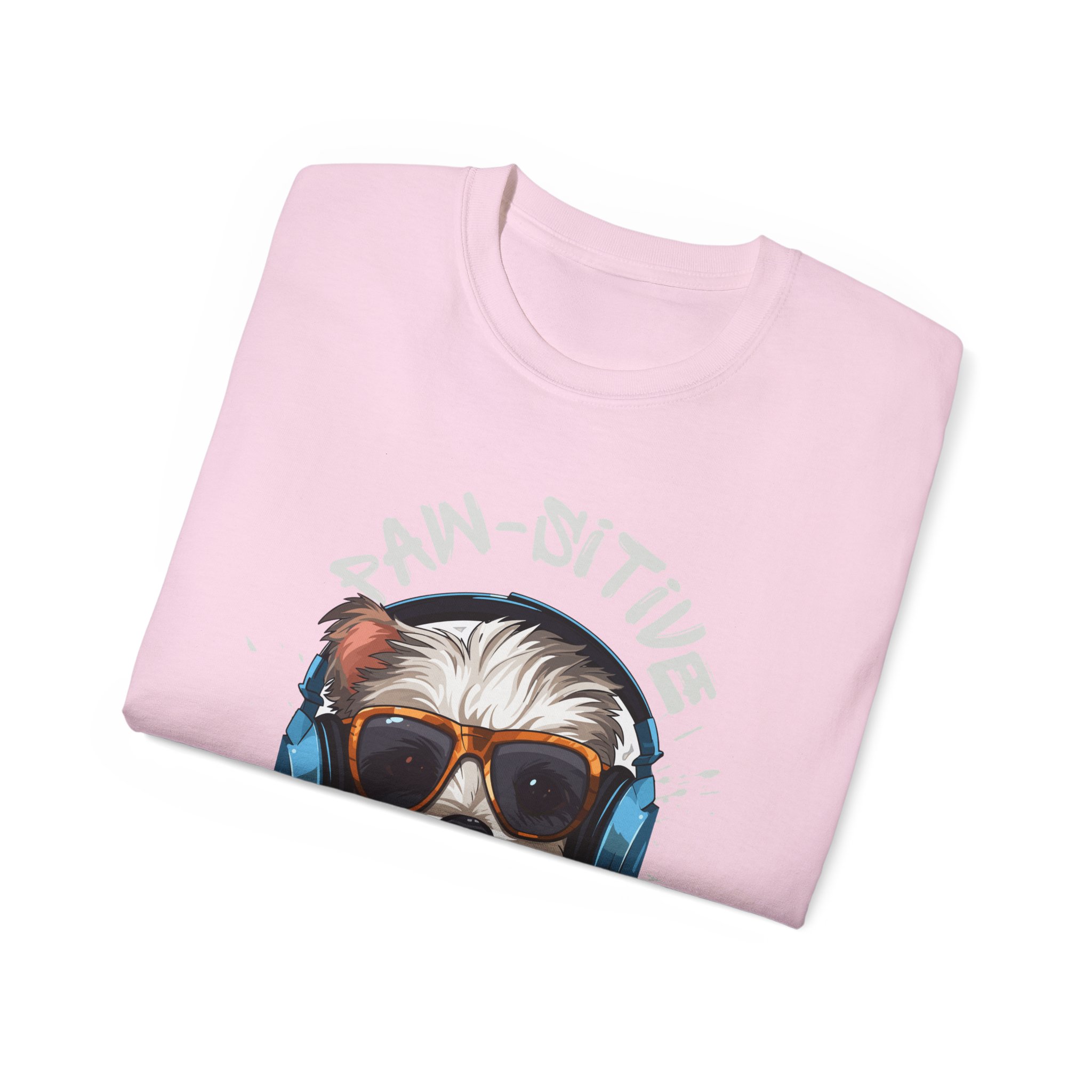 Positive Vibes Dog Tee - Cute Pet Lover Tee, Animal Lover Gift, Unisex Party Top, Fun Dog Apparel, Summer Casual Wear, T-Shirt for Women - Image 41