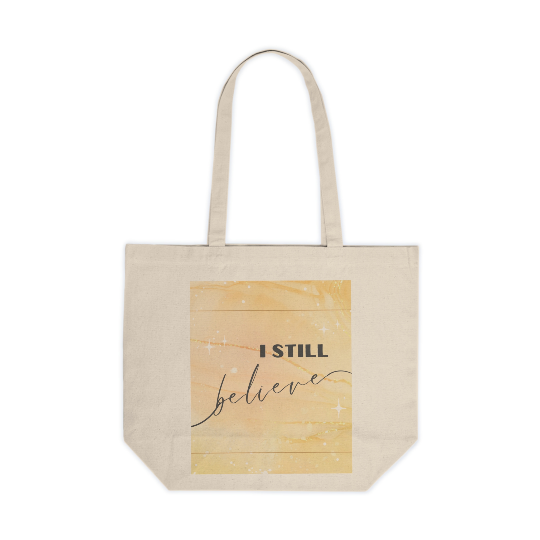 Inspirational Canvas Shopping Tote Bag - Eco-Friendly, Gift for Students, Everyday Use, Mom Gift, Market Bag - Image 2
