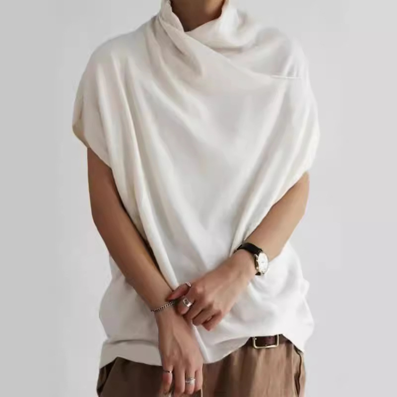 Loose Short Sleeve Batwing Female Shirt - Image 2