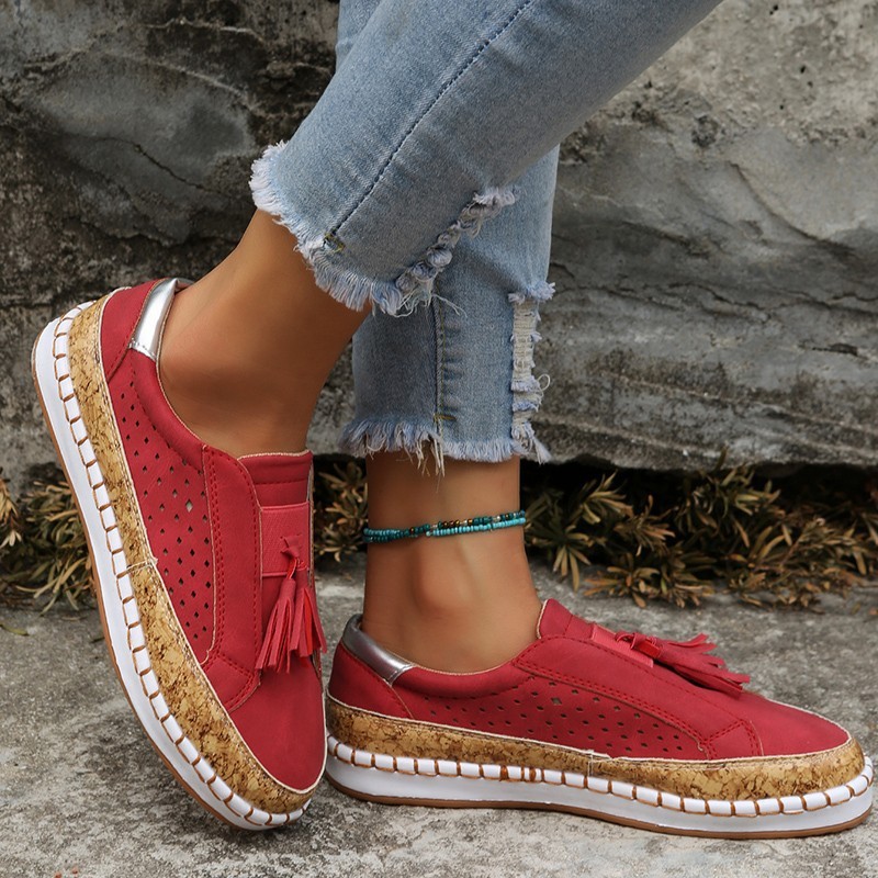 Tassel Flats Cozy Loafers for Women - Image 8