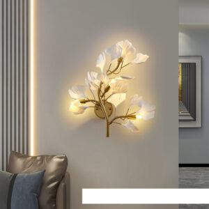 Ginkgo Leaf Wall Luxury Lamp