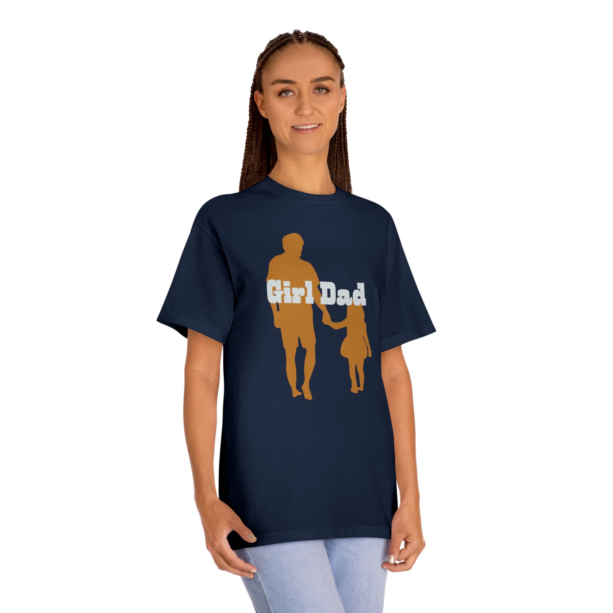 Girl Dad Unisex Classic Tee, Gift for Dads, Casual Wear, Family Bonding Shirt, Kids and Dads Matching Outfits - Image 12