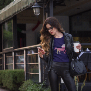 Women's Unicorn Dream Tee, Magical T-Shirt, Gift for Her, Cute Graphic Tee, Birthday Gift, Dreamy Style