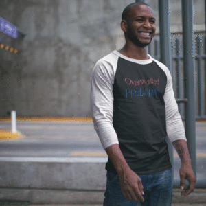 Overworked Unisex Baseball Tee - Perfect Gift for Teachers, Coaches, Sports Fans, Casual Wear, Fun Gift Ideas, Baseball T-Shirt