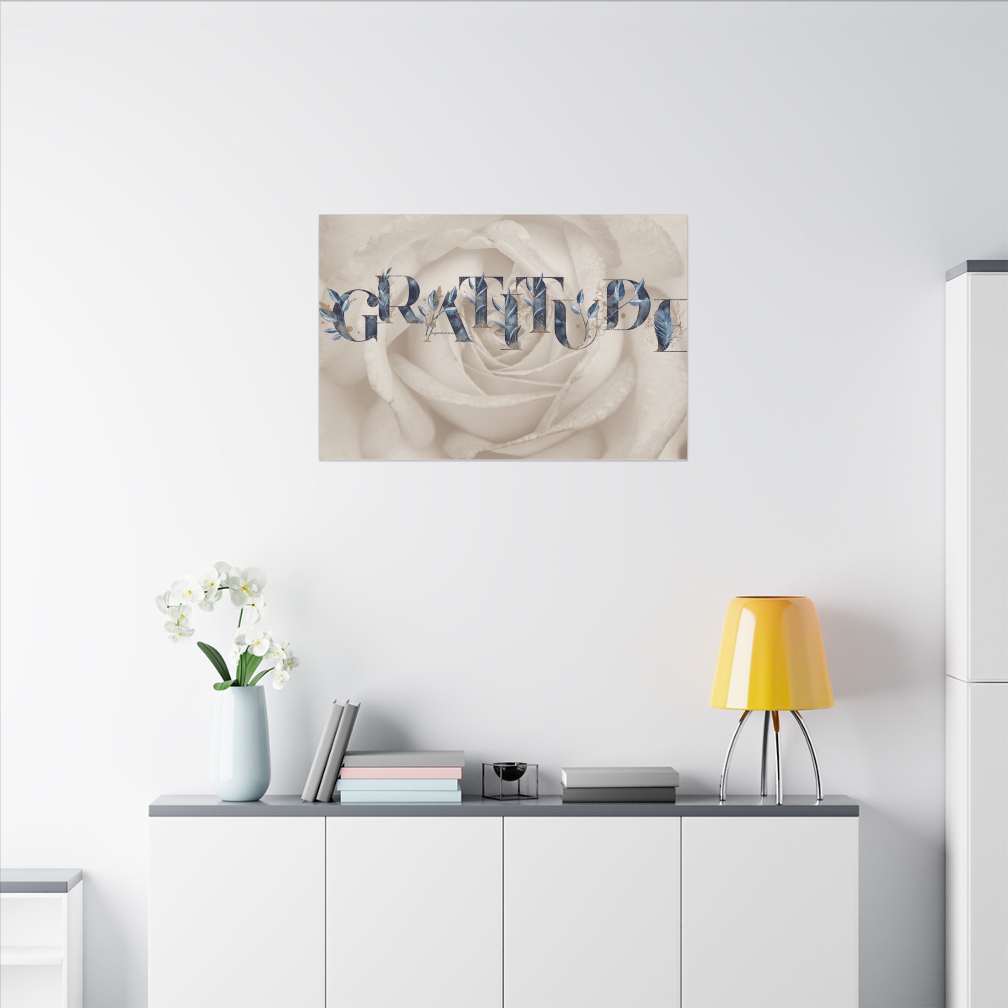 Elegant Gratitude Canvas Print, Inspirational Art, Home Decor, Gift for Her, Gallery Wall Decoration, Motivational Wall Art - Image 4